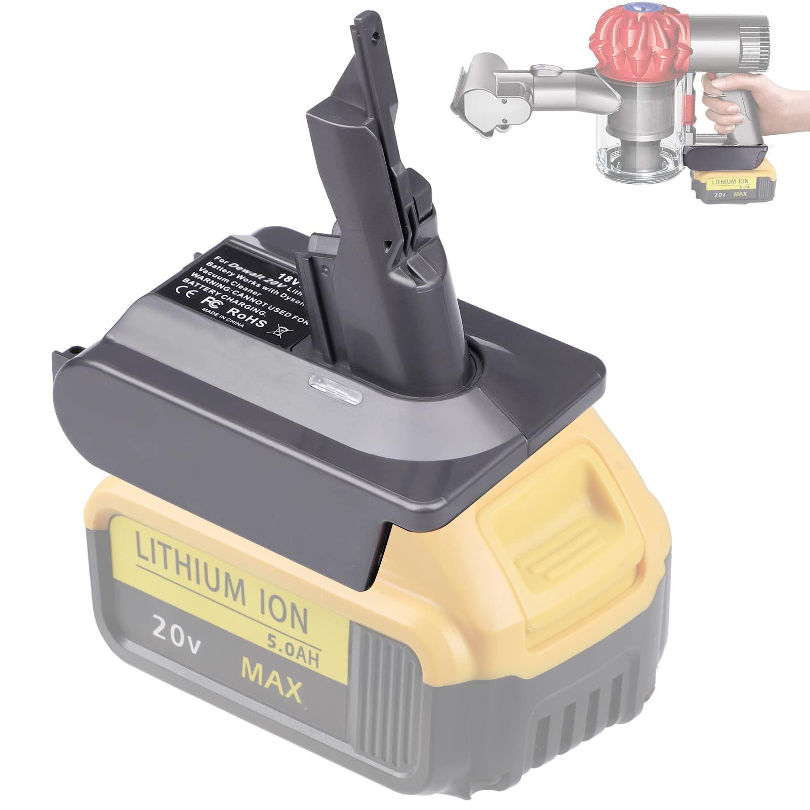 Btrui Dewalt 20V Battery Adapter for Dyson V7 Animal Cordless Stick Vacuum Cleaner