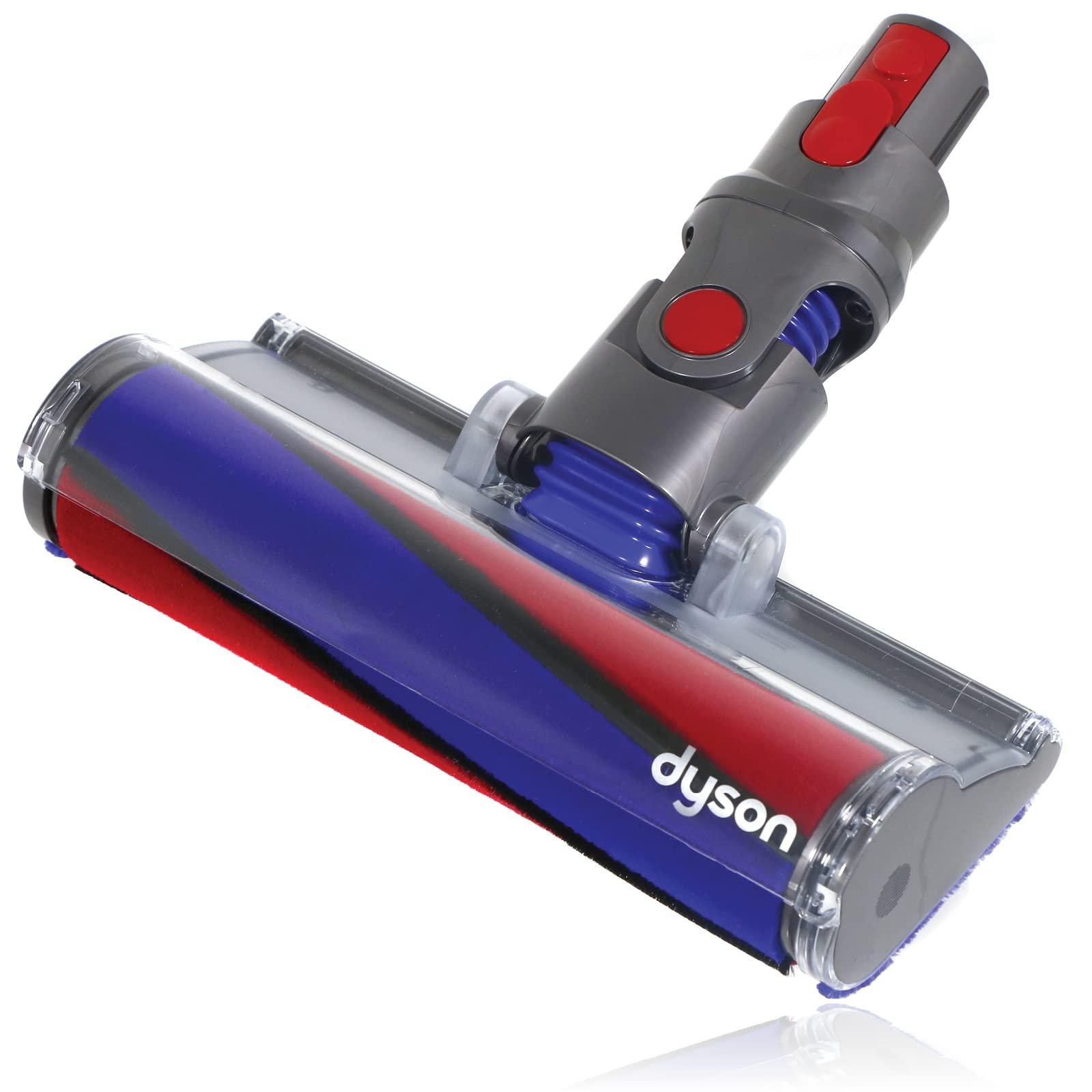 Dyson V8 Soft Roller Floor Sweeper Brush Tool, Marble, Purple, 0 Decibels