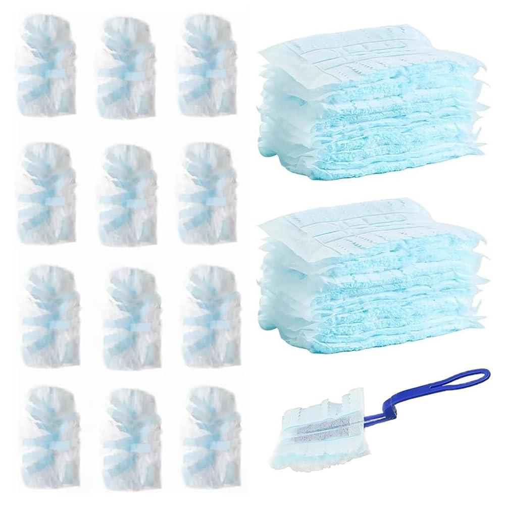 Disposable Blue Dusters Refills - Pack of 20 for Fluffy Handheld Dusting, Ideal for Blinds, Keyboards, and Dashboard Cleaning