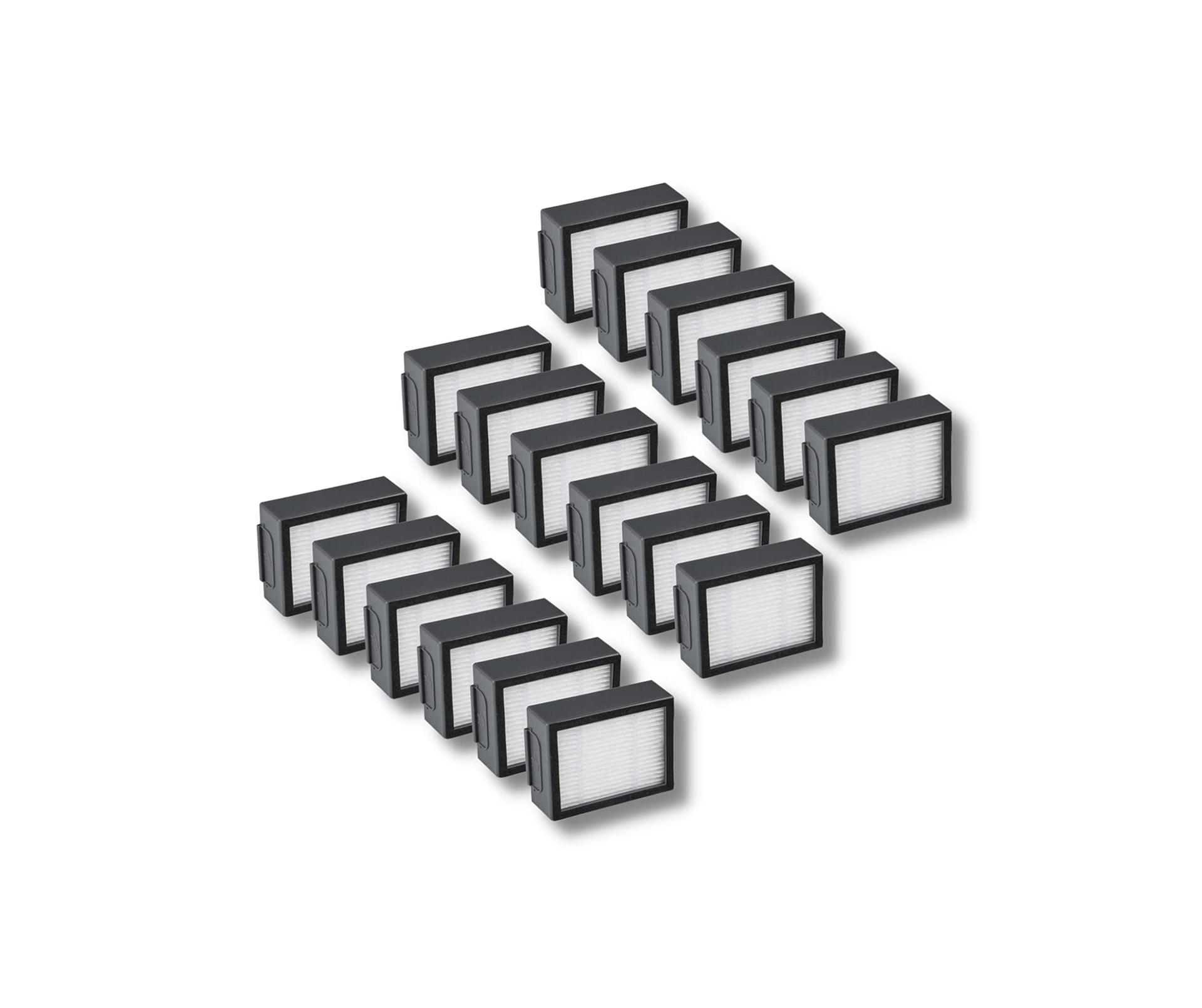 High-Efficiency HEPA Filter Kit for iRobot Roomba E, I, and J Series (18-Pack)