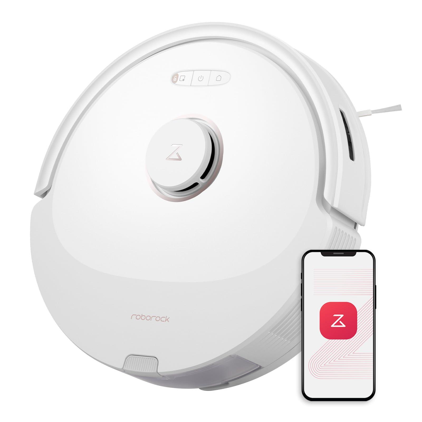 Roborock Q8 Max Robot Vacuum and Mop Cleaner with DuoRoller Brush, 5500Pa Strong Suction, Lidar Navigation - Perfect for Pet Hair