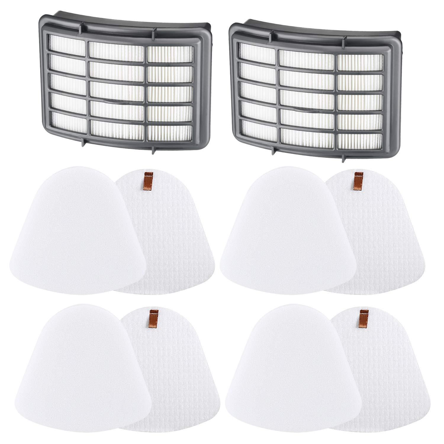 Replacement Filters for Shark Navigator Lift-Away Vacuum Models - 4 Foam 4 Felt 2 Hepa Filter Pack