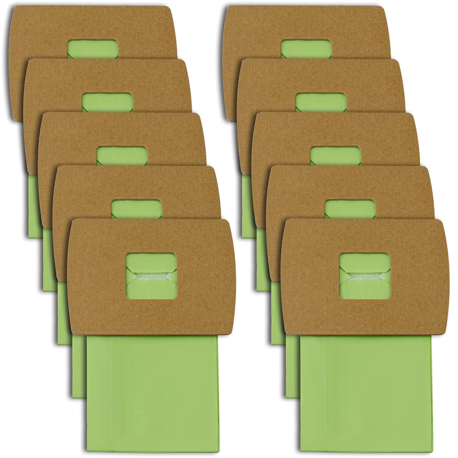 10-Pack Replacement Vacuum Bags for Oreck BB Handheld Canister Vacuums, Fits Models BB180, BB280, BB850, BB870, BB880, BB900, BB1000, MV160, CC1600
