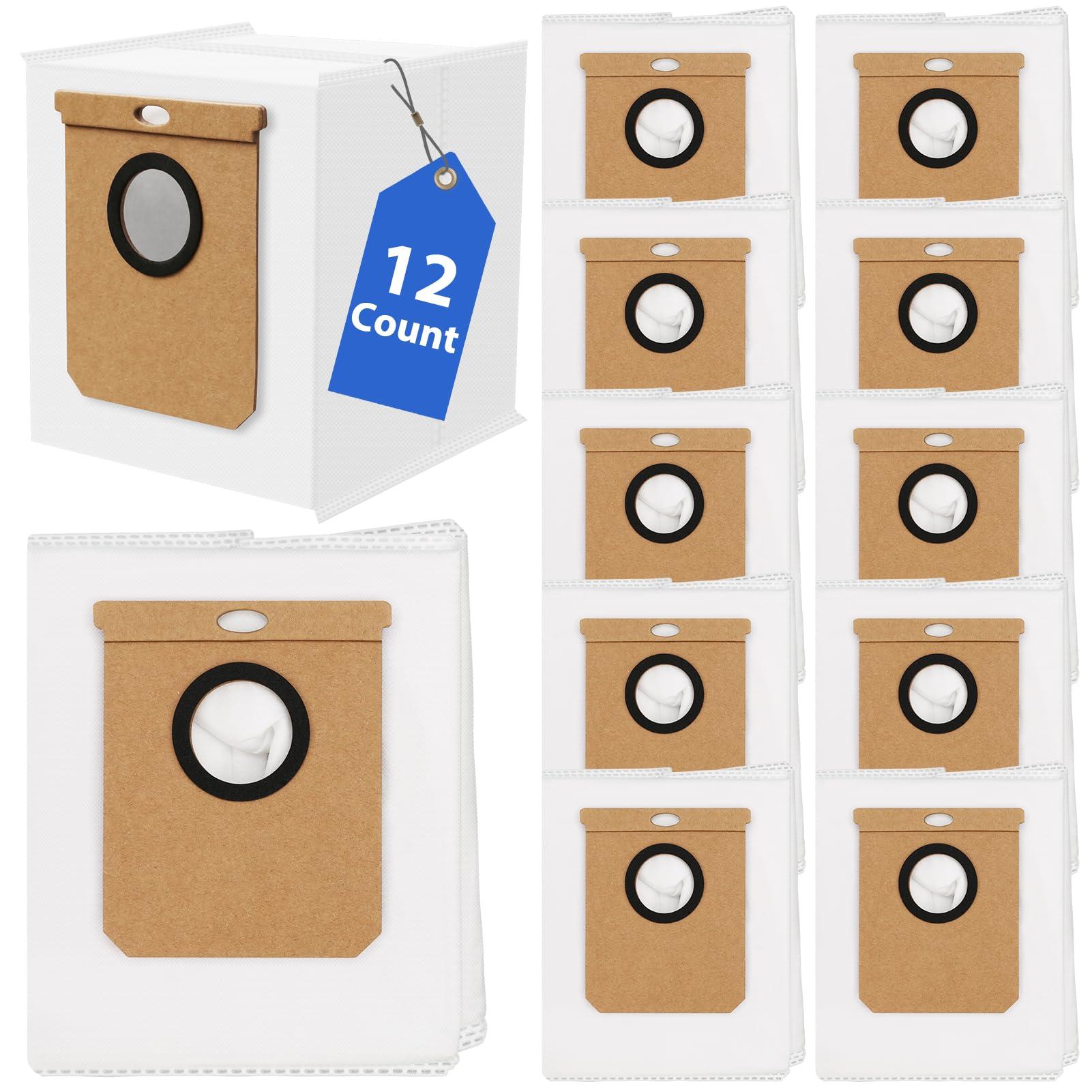 Eufy L60 L50 SES Dust Bag Replacement for Robotic Vacuum with Self Empty Station, Pack of 12