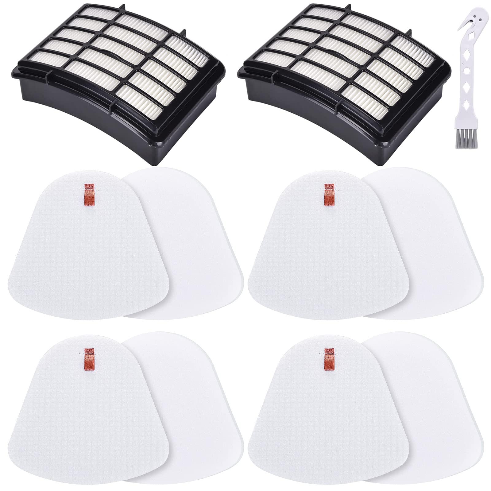 Leadaybetter Replacement Filter Set for Shark Navigator Lift-Away NV350 Series - 2 HEPA + 4 Foam & Felt Filters | Part # XFF350 & XHF350
