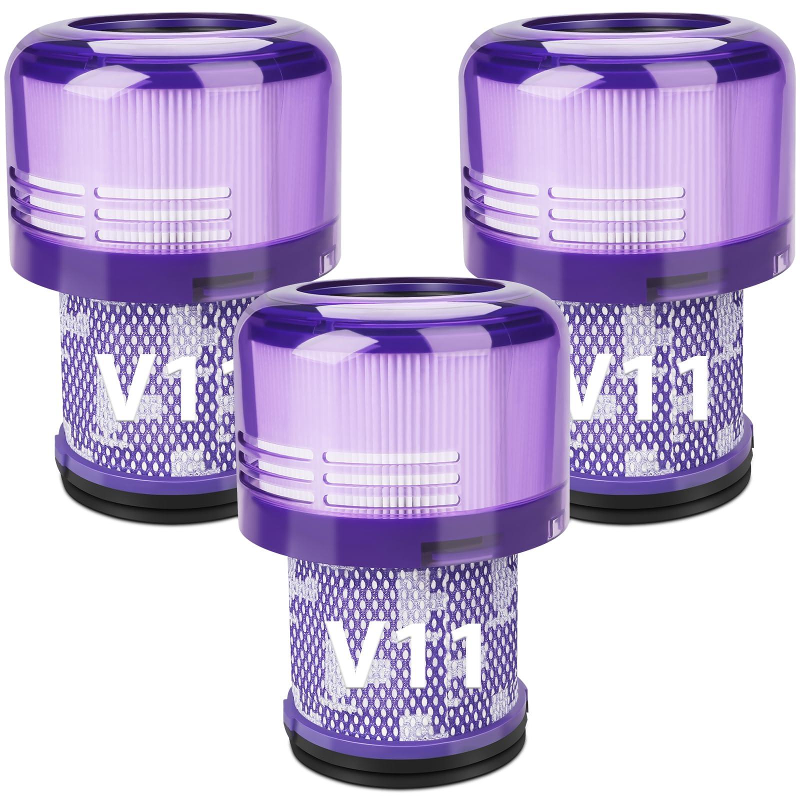 3 Pack Vacuum Filters Replacement for Dyson V11 Cordless Stick Vacuums, Compare to Part 970013-02