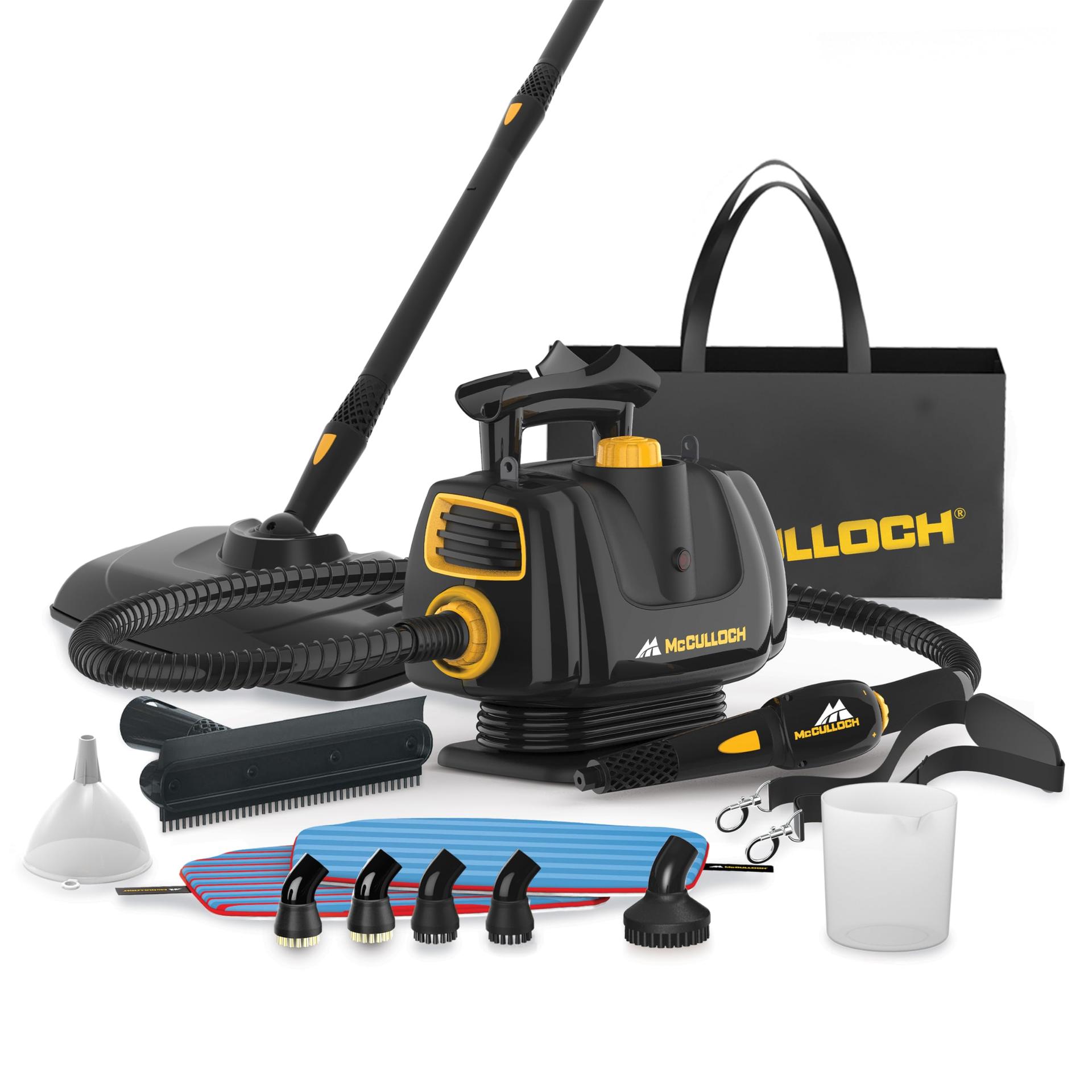 Portable Power Steam Cleaner with Floor Mop | Mc1270, Variable Steaming, 16-Piece Accessory Set