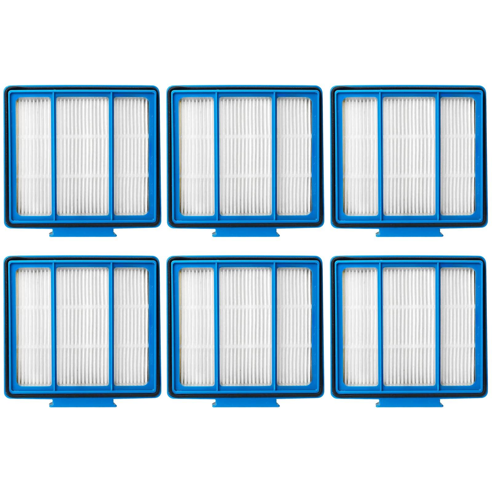 6-Pack HEPA Filter Replacement for Shark Ion, IQ, EZ, AI Series Vacuum Cleaners by Techecook