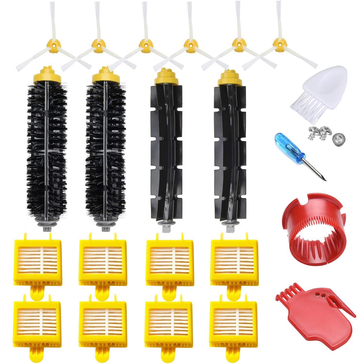 Joybros 20-Pack Replacement Parts Compatible with iRobot Roomba 700 Series - Filter Brush Vacuum Cleaner Kit