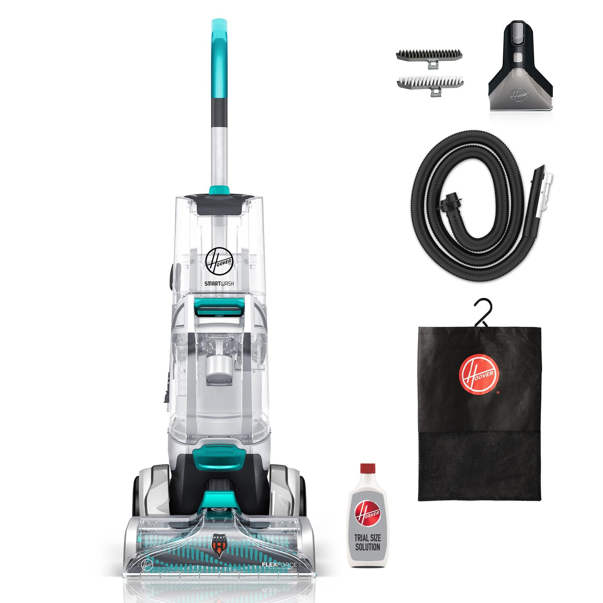 Hoover SmartWash+ Automatic Carpet Cleaner Machine with Auto Mix and FlexForce PowerBrushes