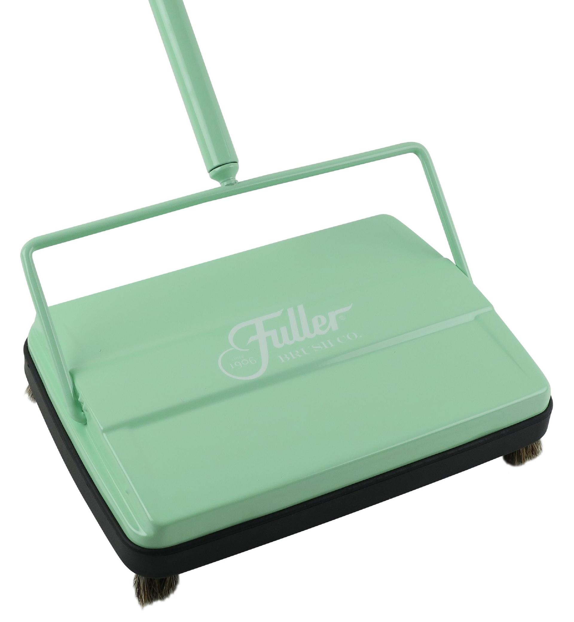 Lightweight Electrostatic Carpet & Floor Sweeper - Ideal for Crumby Messes - Works on Carpets & Hard Floor Surfaces - Fresh Mint