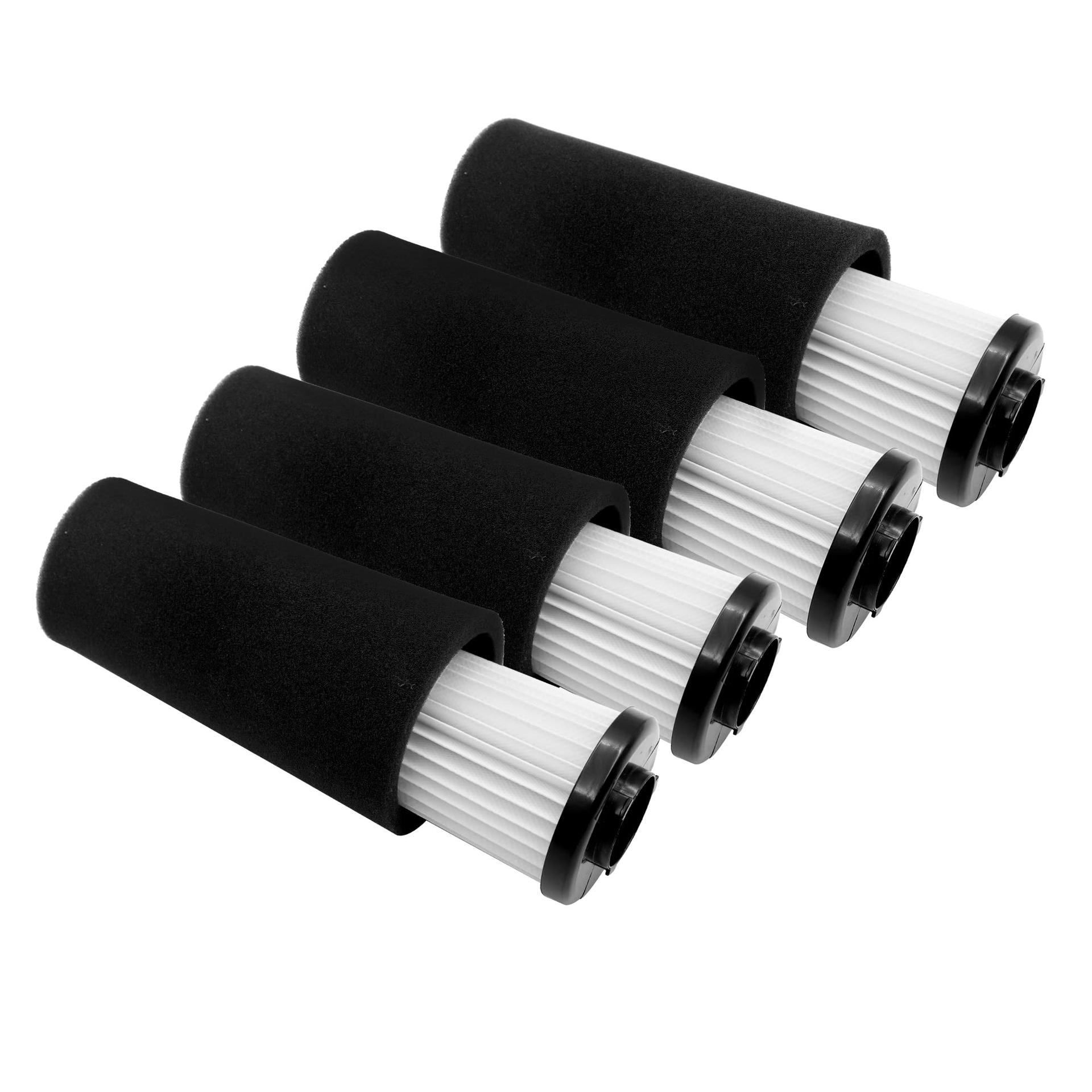 4 Pack Vacuum Filters Compatible With Dirt Devil Style F112 Endura Replacement - Odor Trapping Filter, UD20120Nc, UD70161, UD70164, UD70174, Compares To Ad47936