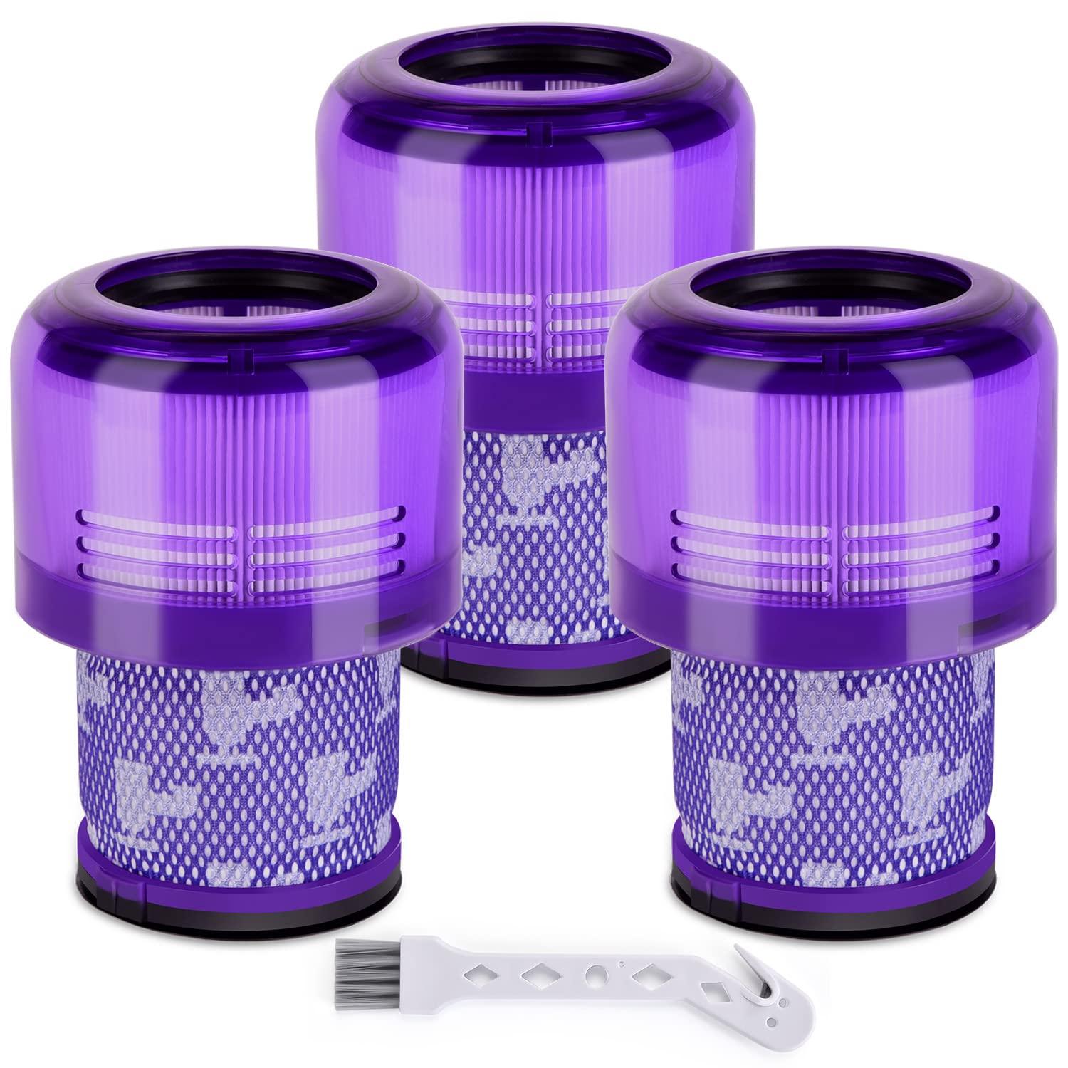 Anicell V11 Animal Filter 3 Pack Replacement for Dyson V11 Torque Drive Cordless Vacuum, HEPA Filter Compatible with Dyson V11 Animal, V15 Detect - Compare to Part # 970013-02
