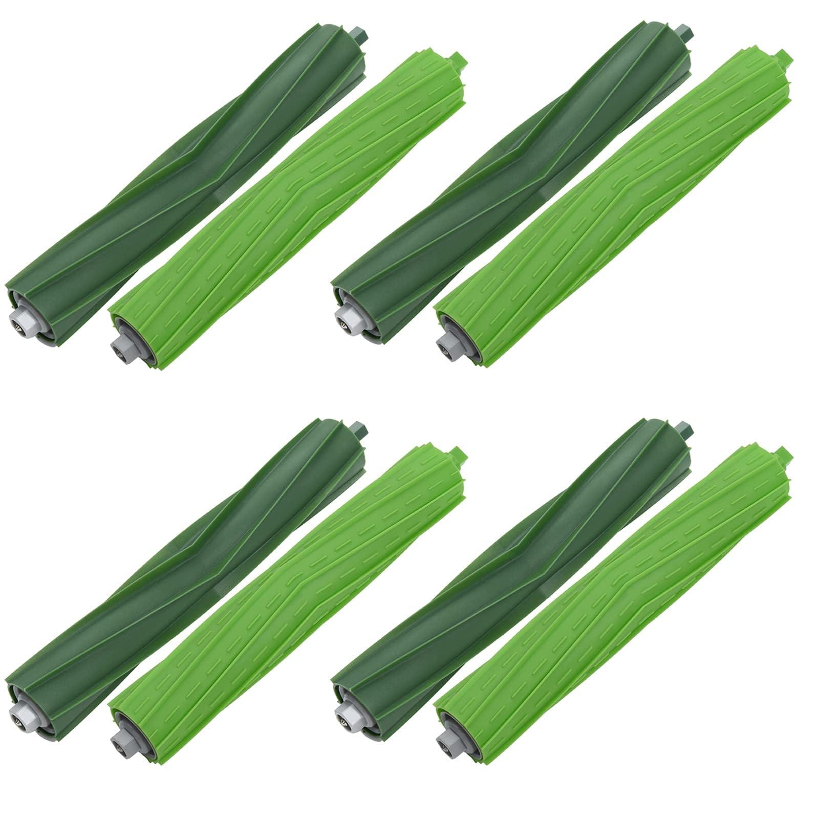 Loveco 6 Set Replacement Rubber Brush Roller Kit for iRobot Roomba E and I Series, J Series Robotics