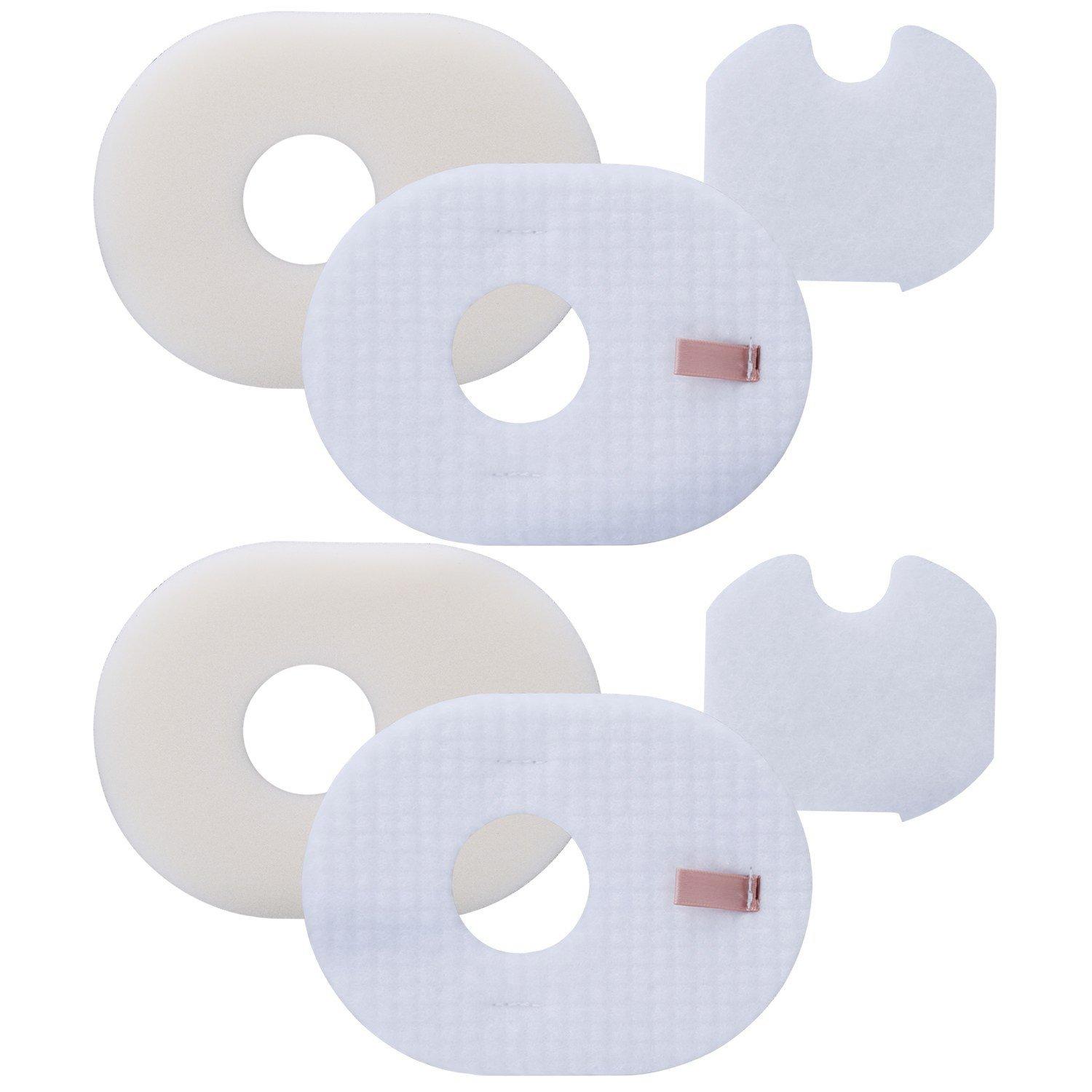 2-Pack Budget-Friendly Foam & Felt Filter Replacement Kit for Shark Rocket Cordless Stick Vacuum HV300, HV301, HV300W, HV302, HV305, HV310, UV450