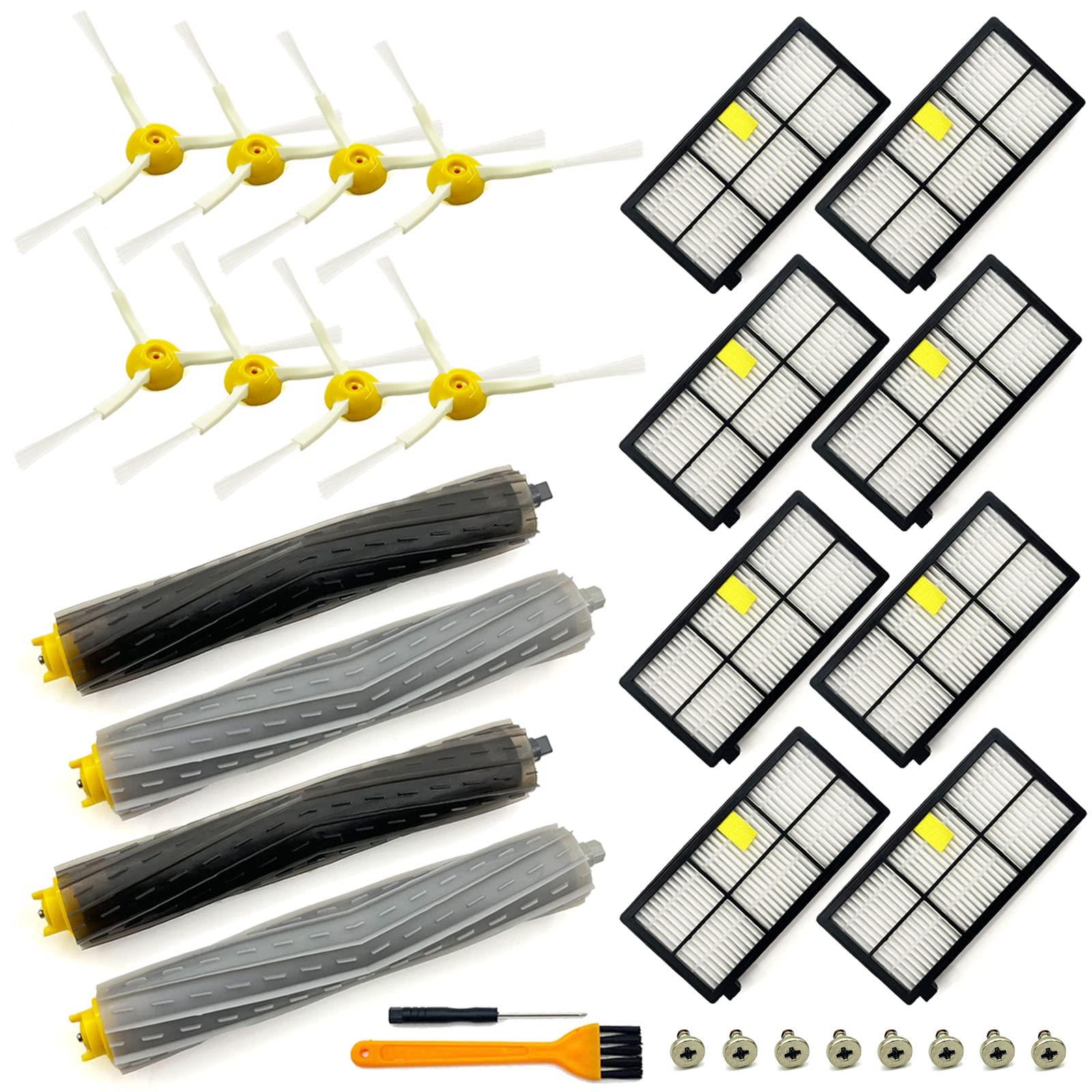 Replacement Parts Kit for Irobot Roomba 800 900 Series Vacuum Cleaner - 18 Pack Accessories for 805 850 860 861 864 866 870 871 880 890 891 960 980 981 985