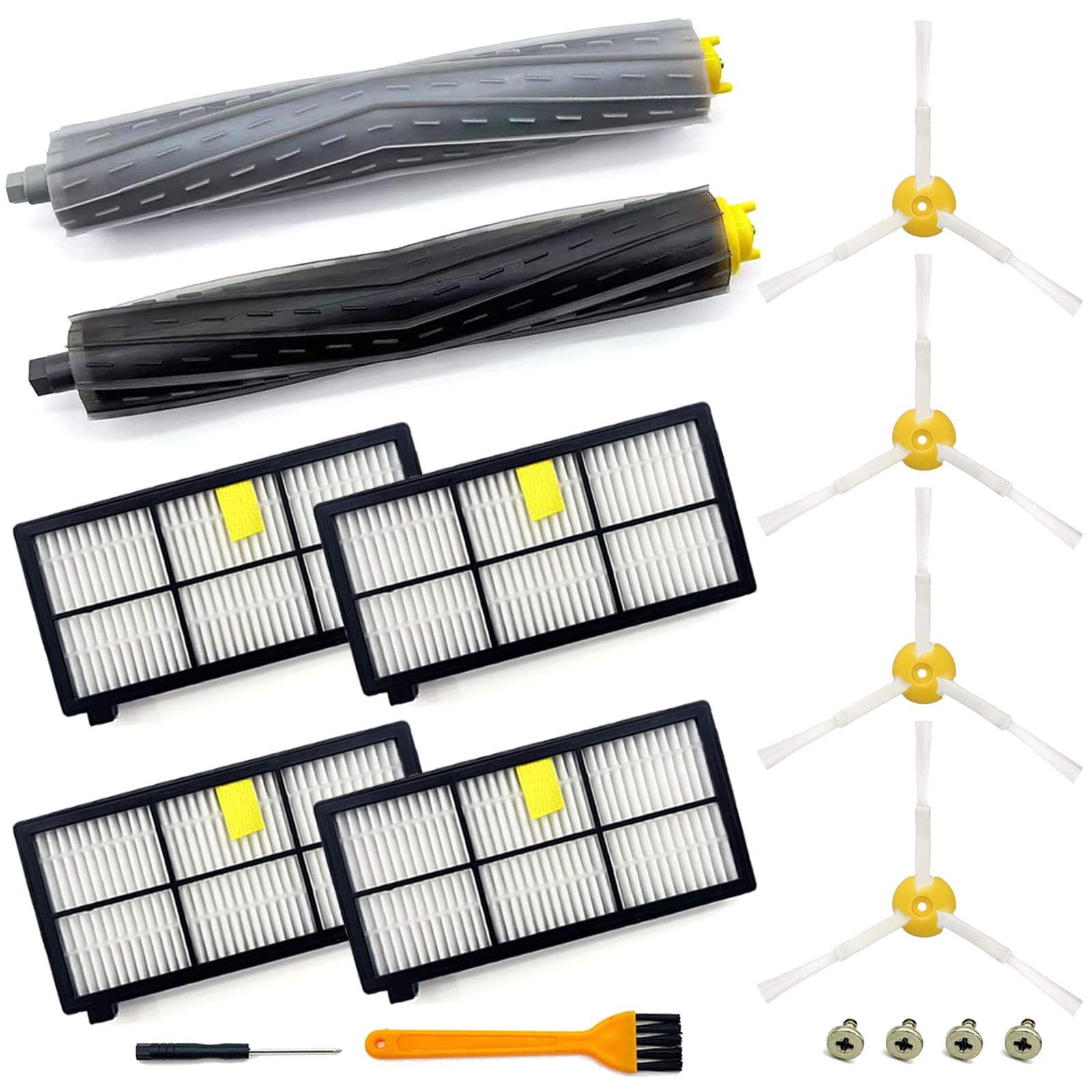 9 Pack Replacement Parts for iRobot Roomba 800 900 Series Vacuum Cleaner with Roller Brushes, Filters, and Side Brushes
