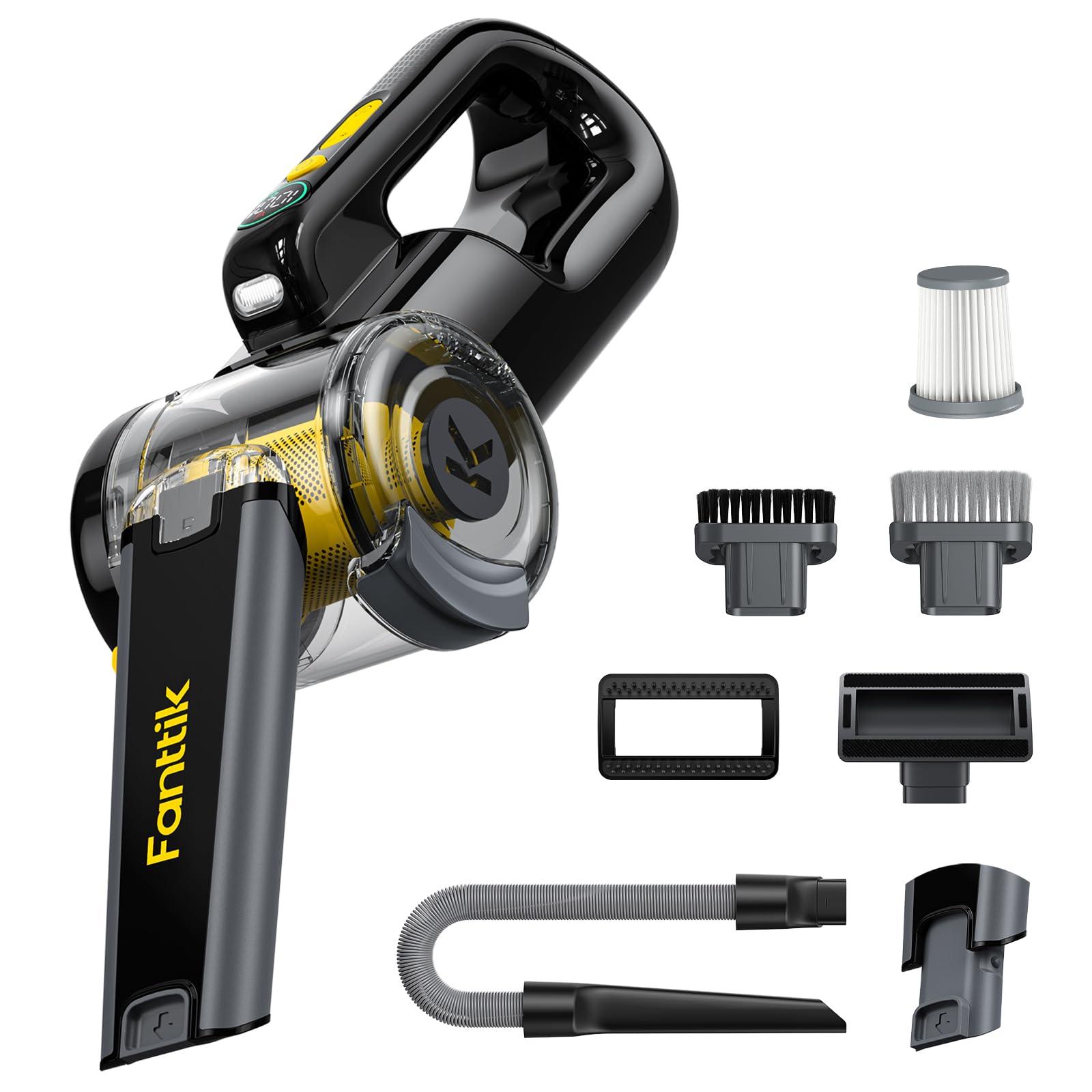 Fanttik Fold V10 Apex Pivot Car Vacuum with 17000Pa Powerful Suction and LED Display