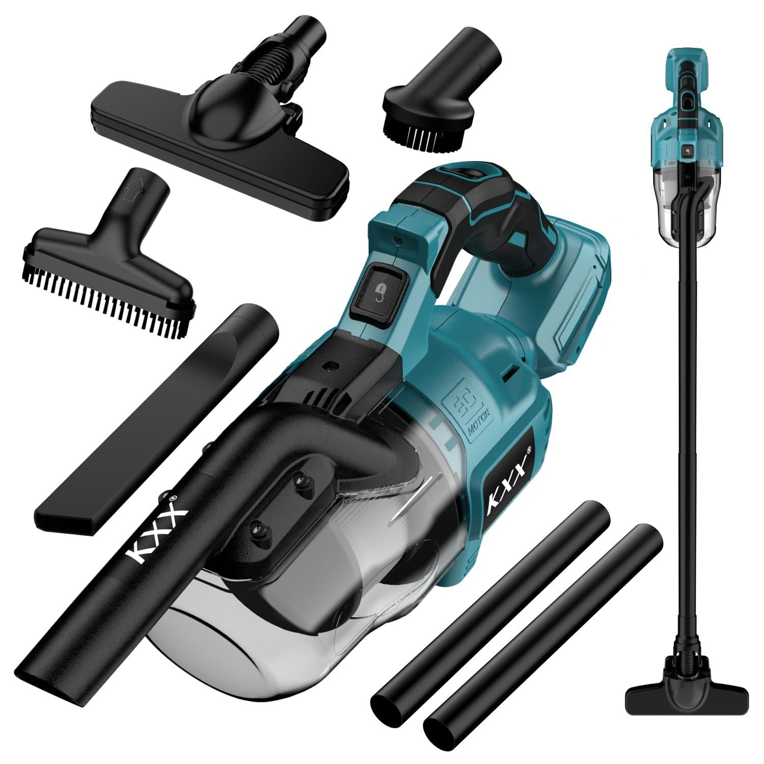 Cordless Handheld Vacuum Cleaner for Makita 18V Battery - Powerful Electric Vacuum for Hardwood Floors, Carpet, Pet Hair, and Car (Battery Not Included)