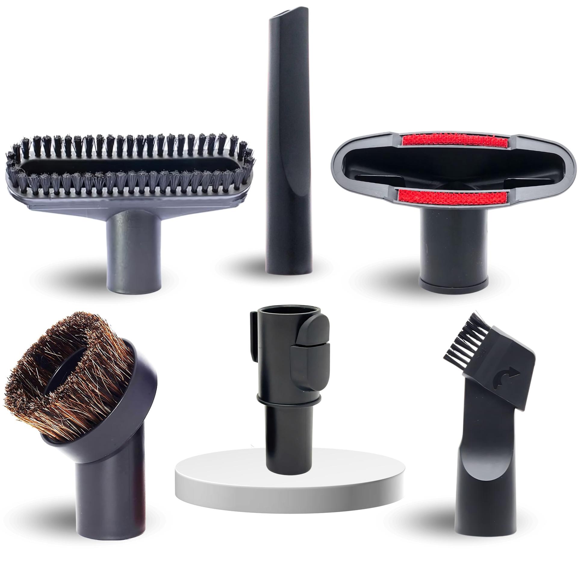 Miele Vacuum Cleaner Attachment Kit with 1-1/4'' Hose Adapter - Compatible with Miele C1 C2 C3 Models