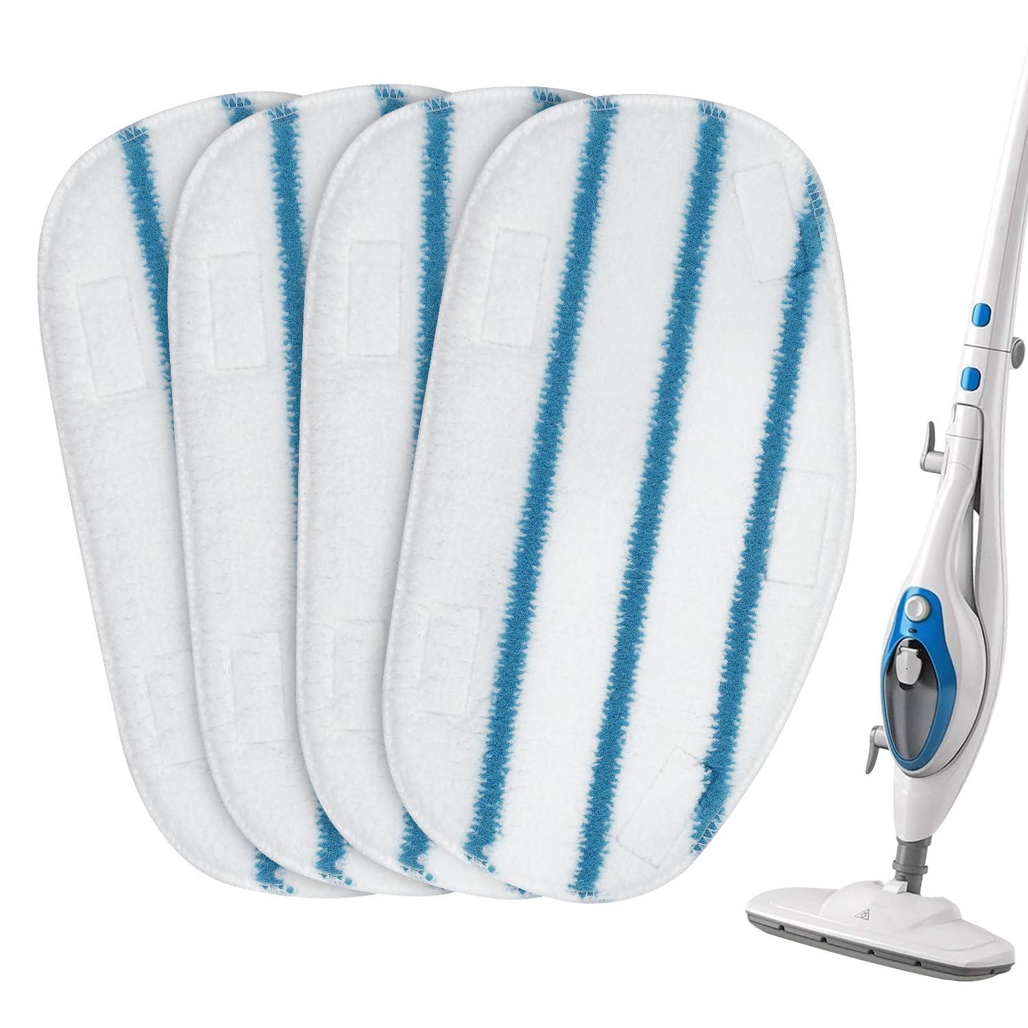 Microfiber Steam Mop Pads for PurSteam ThermaPro 10-in-1 & 211 - Washable & Reusable