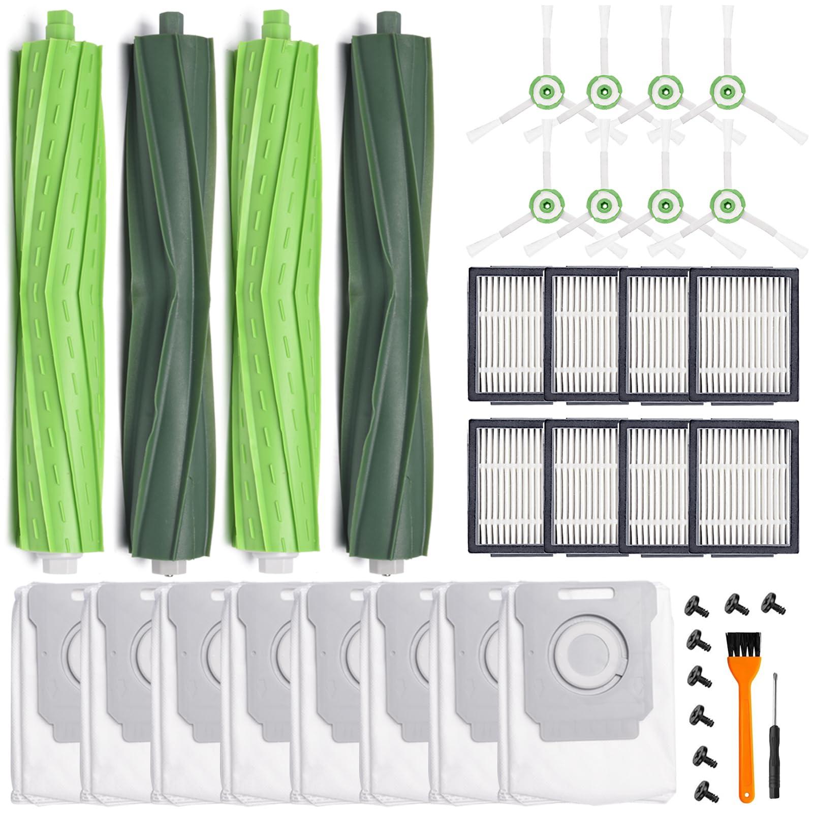 Replacement Parts for iRobot Roomba E5 E6 E7 I7 I7+ I3 I3+ I4 I4+ I5 I5+ I6 I6+ I8 I8+ J7 J7+ Robot Vacuum Accessories with Filters and Brushes