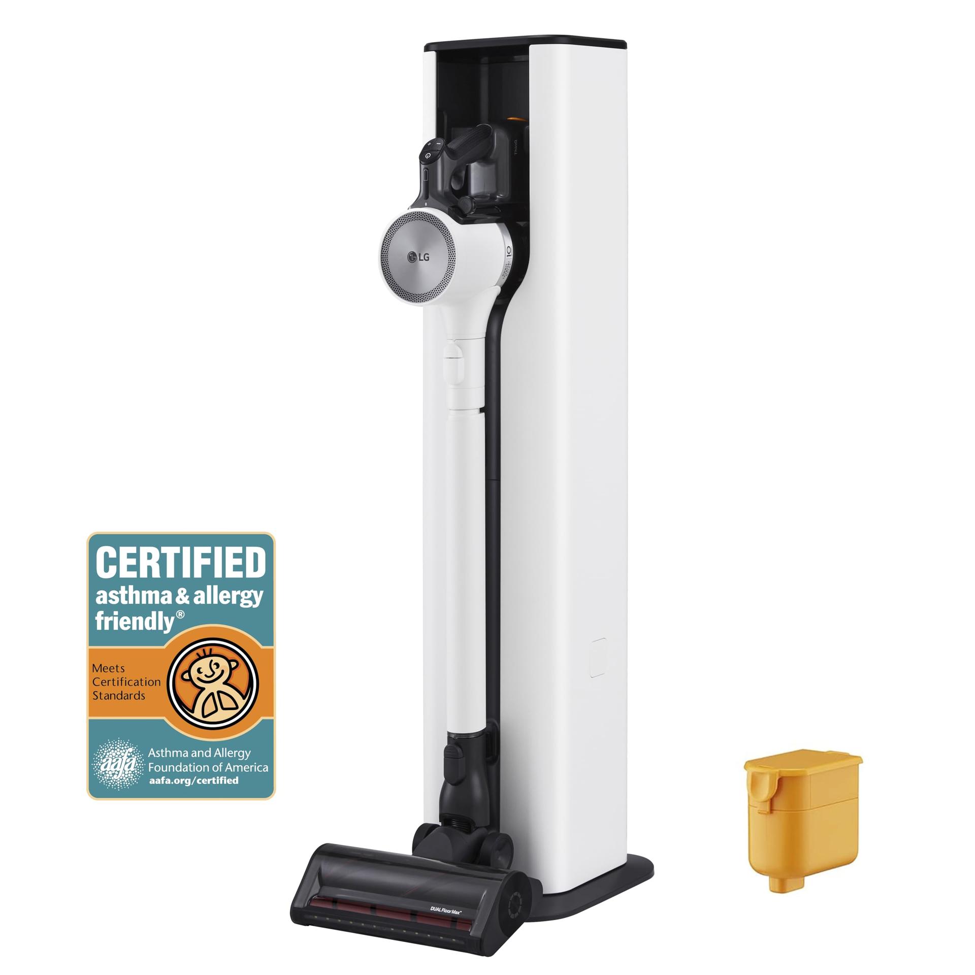 LG CordZero A931 Cordless Stick Vacuum Cleaner with Auto-Empty Base - 60 Min Runtime, Rechargeable Battery, Dual Floor Max Nozzle, Lightweight - Ideal for Carpet, Hardwood, Pet Hair