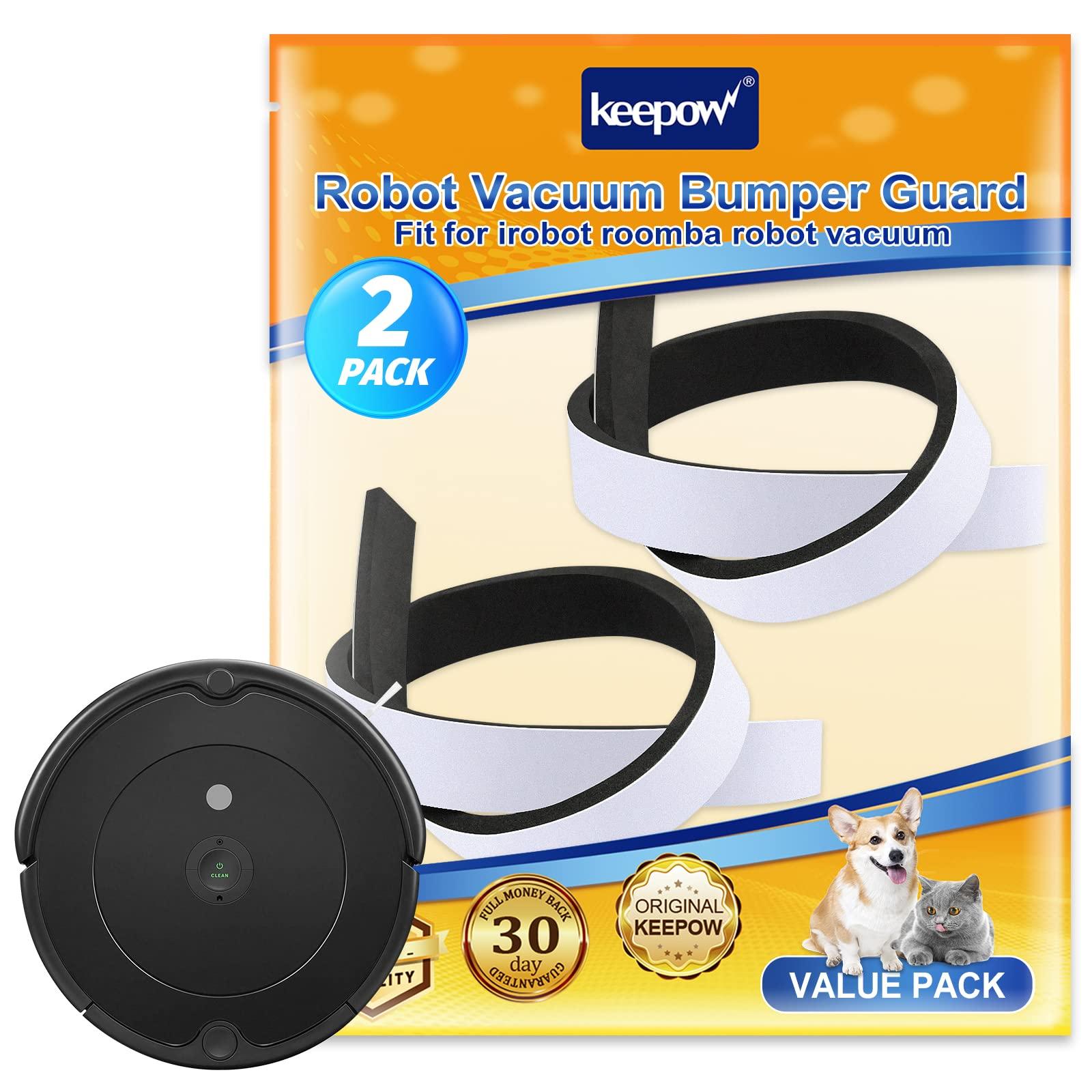 Keepow Soft Bumper 2 Pack for Irobot 671 675 500 600 700 800 Series (21"X0.8") - Furniture and Robot Protector