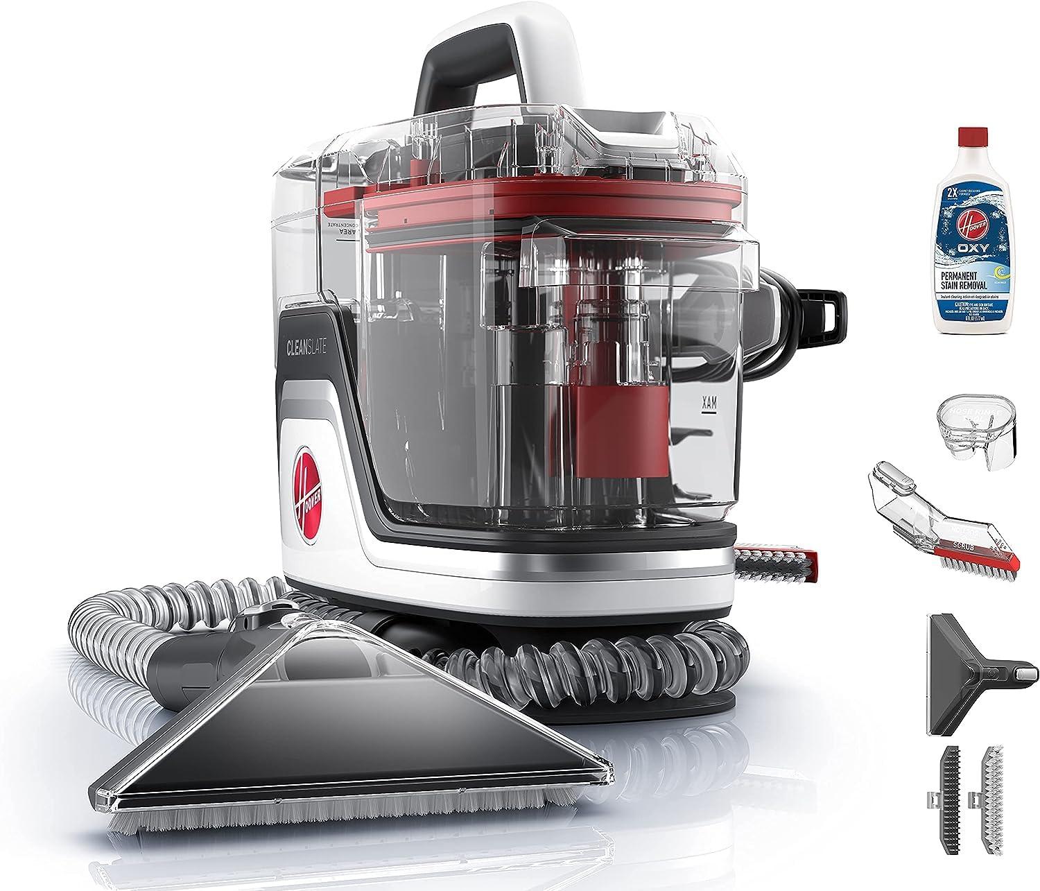 Hoover FH14000 CleanSlate Portable Carpet Cleaner - Certified Renewed for Powerful Suction and HEPA Filter