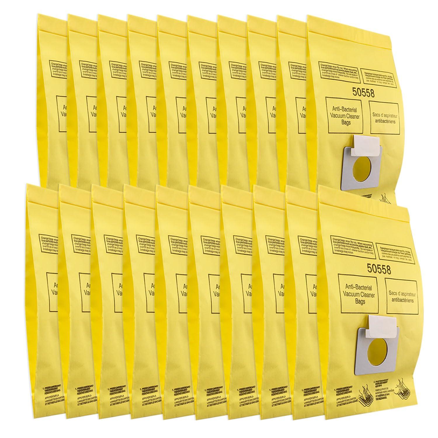 20 Pack Type C/Q 5055 Replacement Vacuum Bags with Powerful Suction