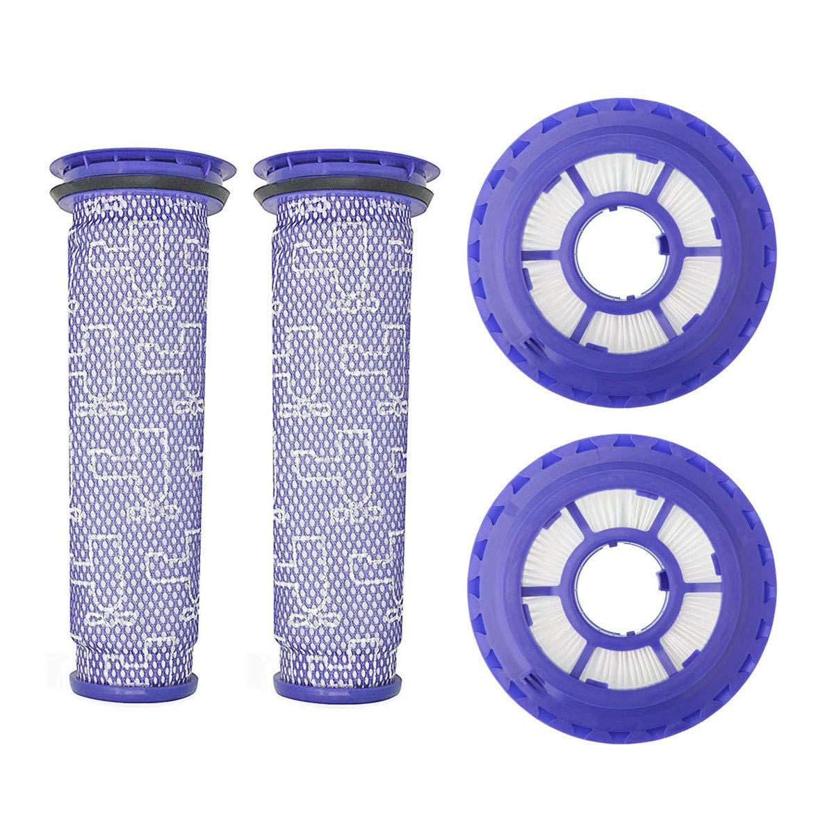 Lemige 2 Pack Post and Pre Filters Replacement for Dyson DC41 DC65 DC66 Up13 Up20 Up30 Animal, Multi Floor, Ball Vacuum - Compare to Part 920769-01&920640-01
