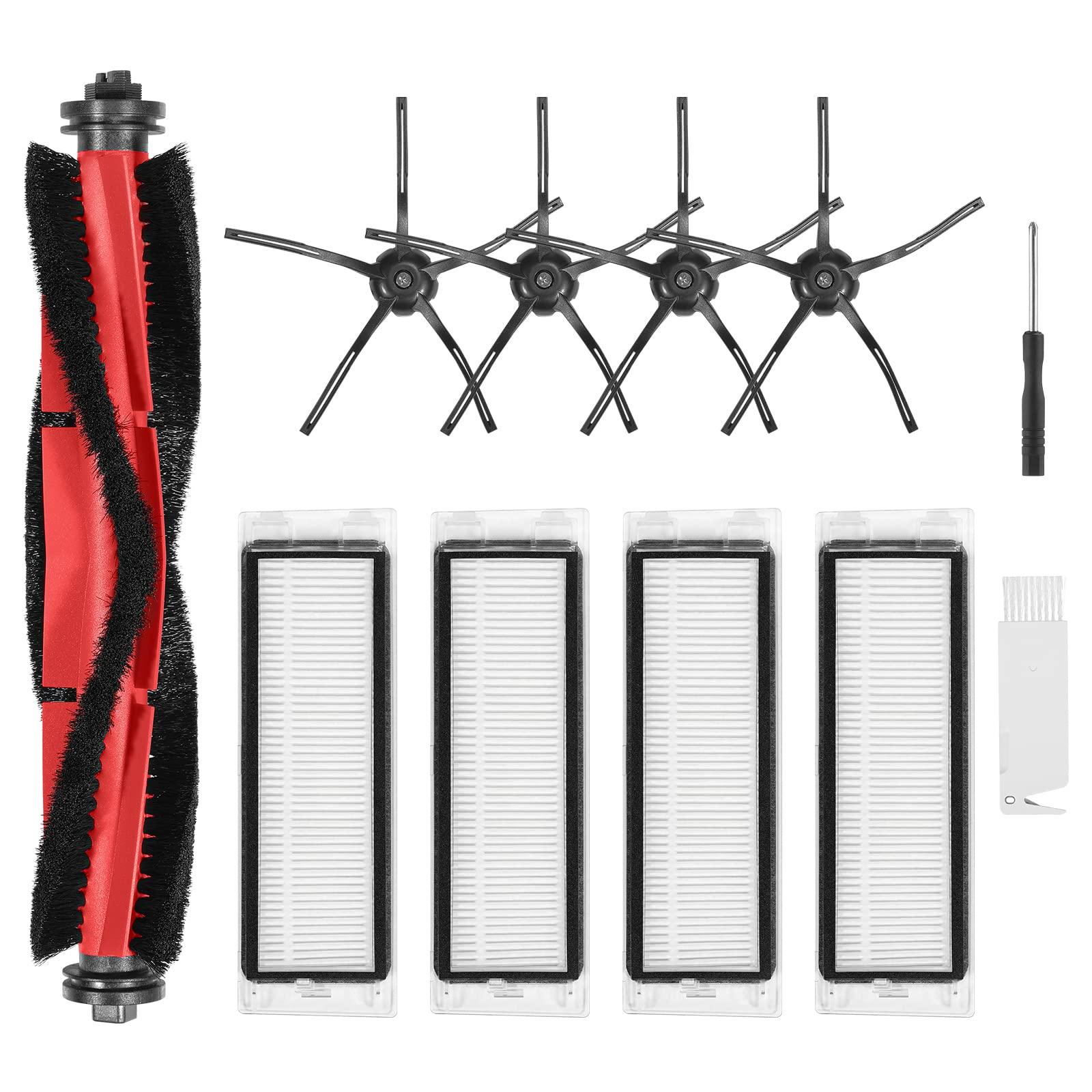 Isinlive Replacement Accessories Kit for Roborock Q5 Q5+ Q5 Plus Robot Vacuum Cleaner - 11 PCS Main Brush, Hepa Filters, Side Brushes, Cleaning Brush, Screwdriver