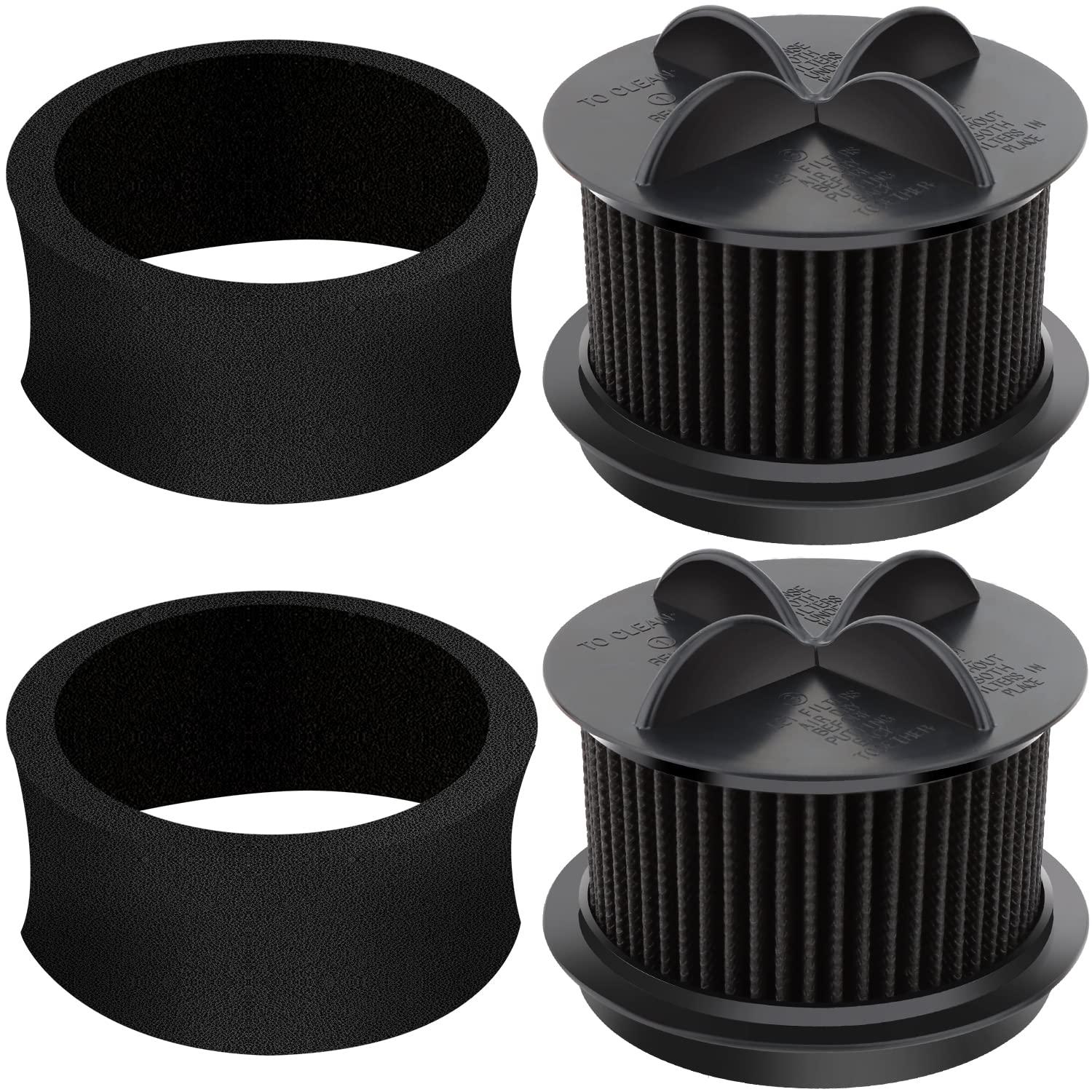 Replacement Foam & Filter Set for Bissell Style 9, 10, 12 and PowerForce Bagless - 2 Pack
