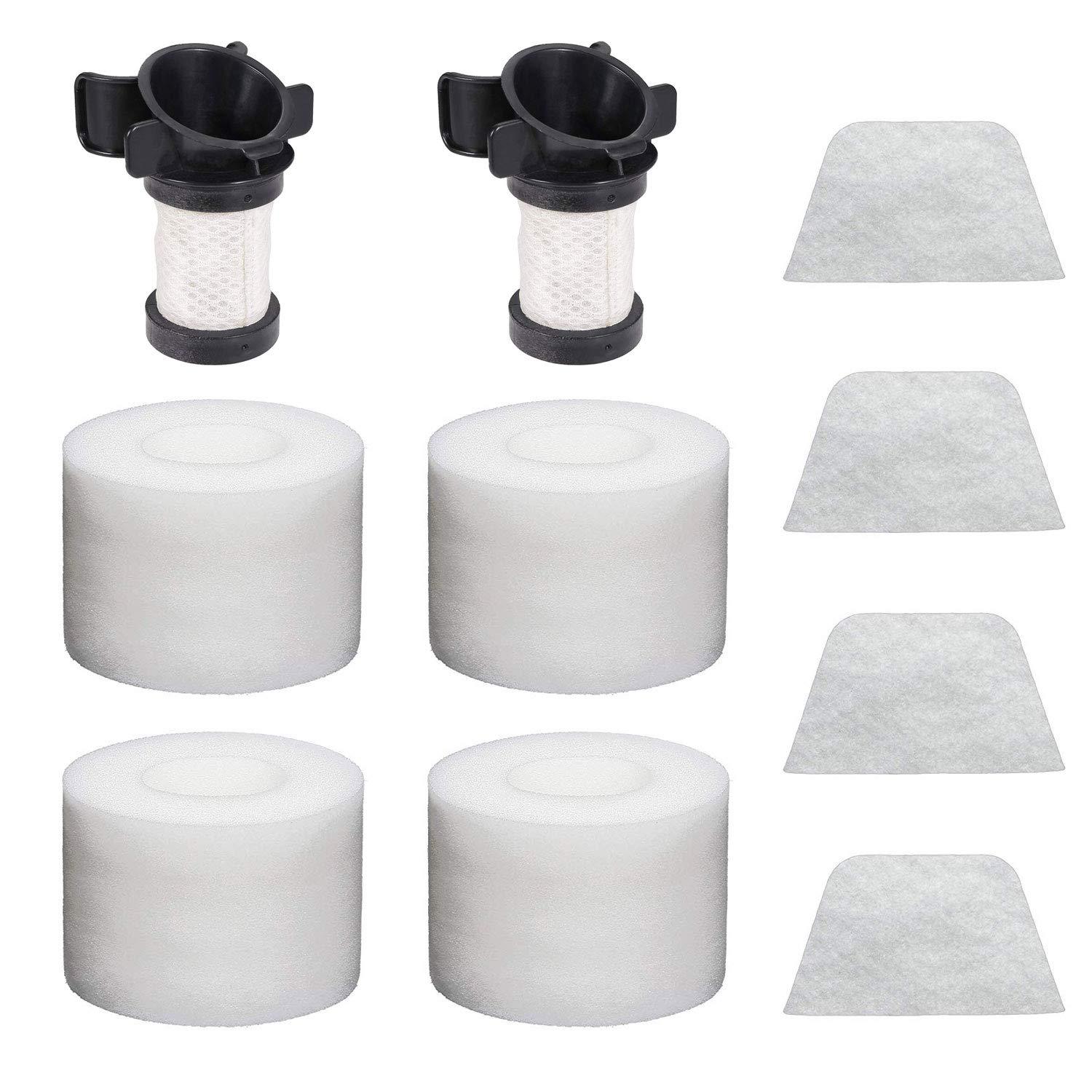 Colorfullife Replacement Filters for Shark Ion Flex DuoClean X30 X40 F60 F80 - Includes Post-Motor Filters and Foam/Felt Filters for Powerful Suction