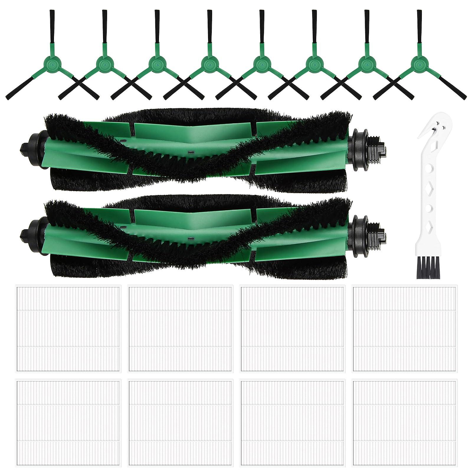 Replacement Parts Compatible with iRobot Roomba Combo Essential Robot Y0110 Y0140 Y01420 Q0120 Q011 - 19 Pack Essentials Kit