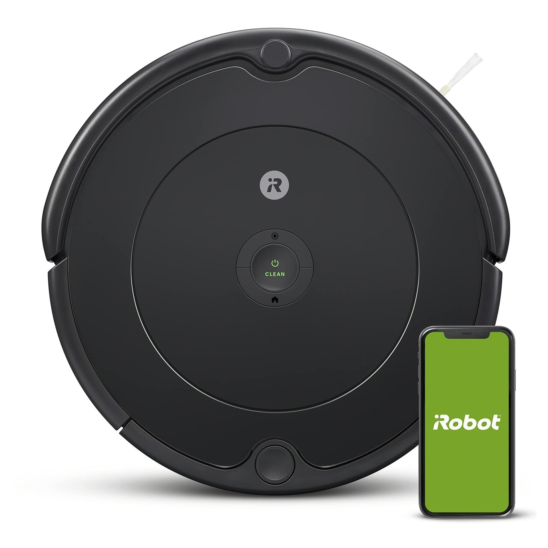iRobot Roomba 694 Robot Vacuum with Wi-Fi Connectivity, Personalized Cleaning Recommendations, Works with Alexa - Ideal for Pet Hair, Carpets, Hard Floors, Self-Charging