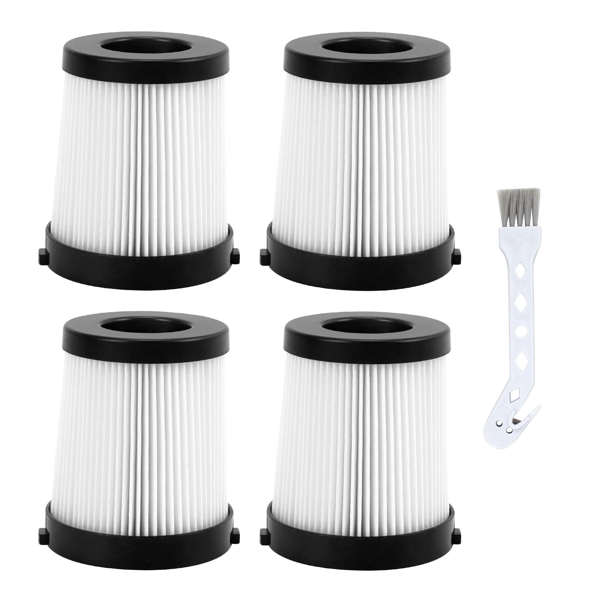 HEPA Filter for Fabuletta FSV001 Vacuum Cleaners - 4 Pack, Compatible with Girnoor G160 and G165, Lightweight