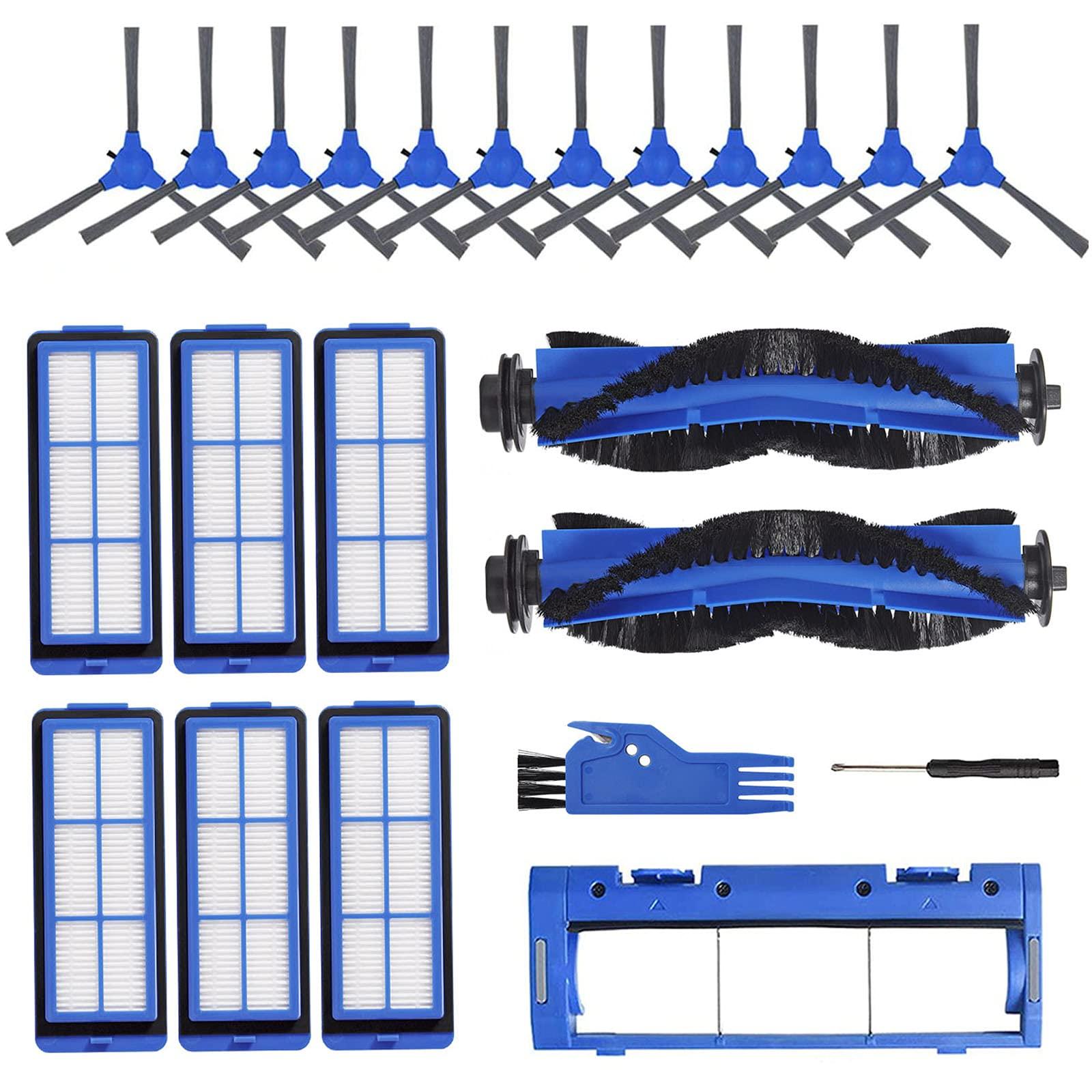 Replacement Parts for Eufy RoboVac 11S Max, 15C Max, 30C Max - Filters, Side Brushes, Main Brush