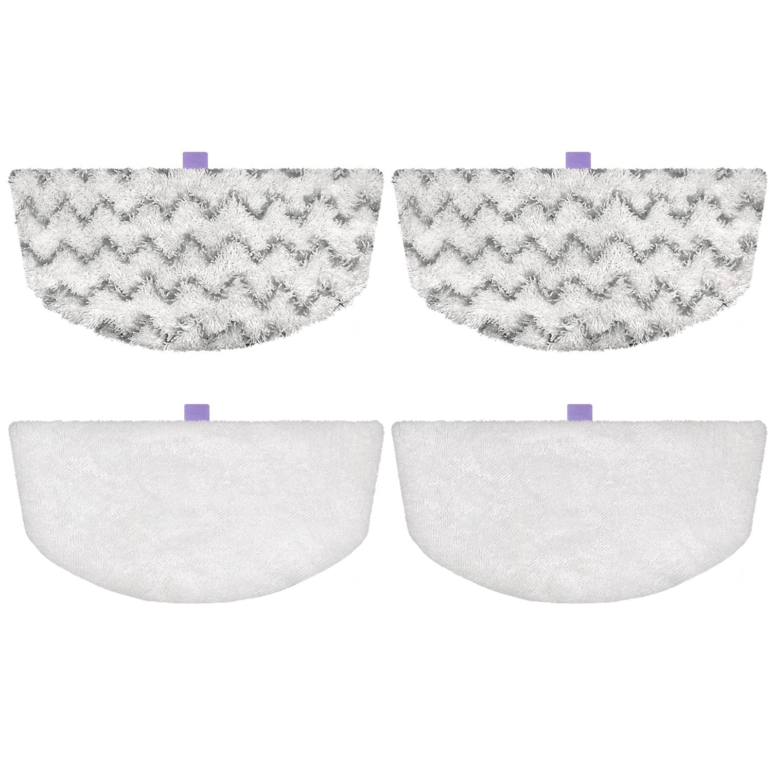 Reusable Steam Mop Pads Replacement for Bissell Powerfresh Mop - Compatible with Bissell 1940 1806 1544 1440 2075 2685 2814 Series Mops - 4 Pack