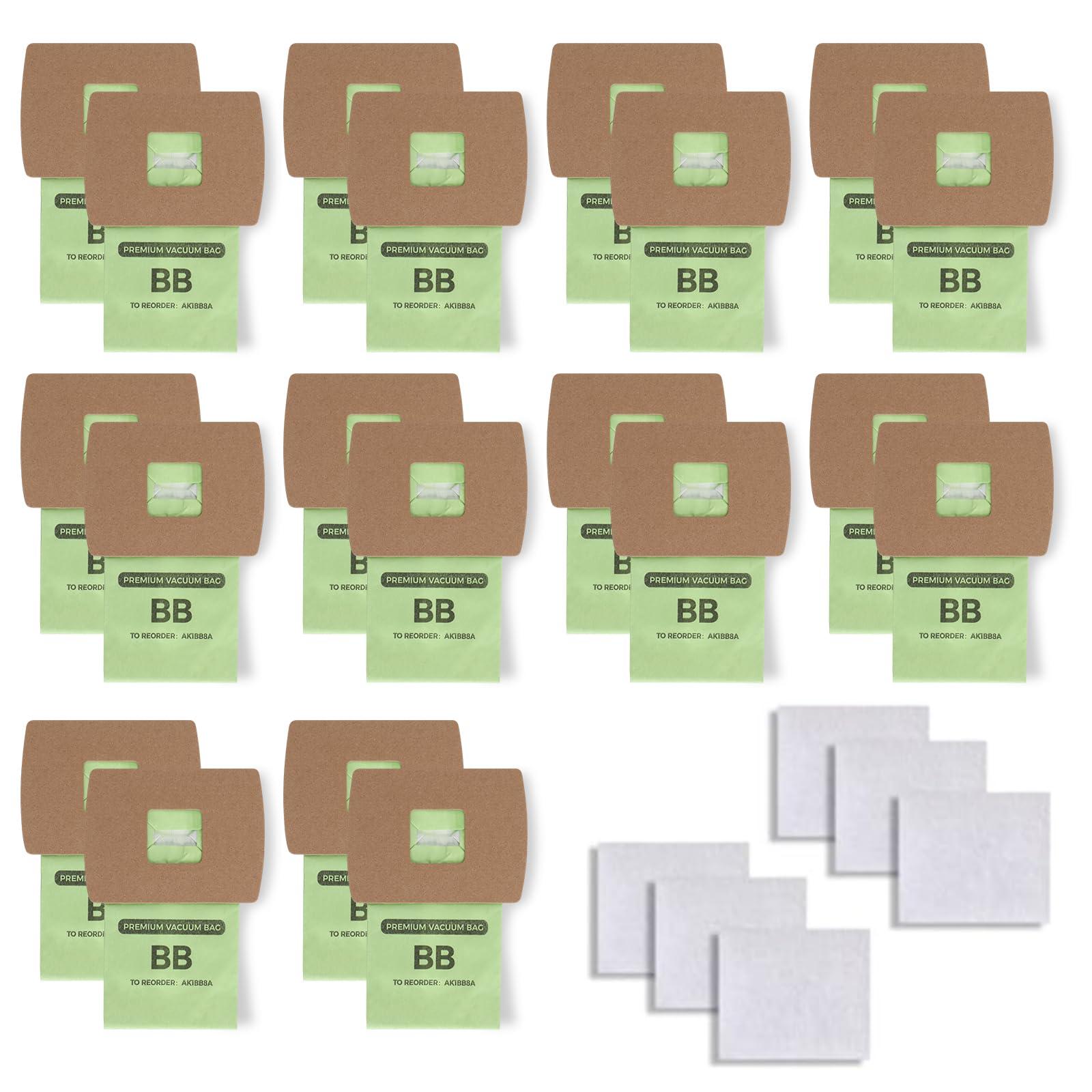 Replacement Vacuum Bags and Filters for Oreck XL BB Model - 20 Pack Bags & 6 Pack Filters