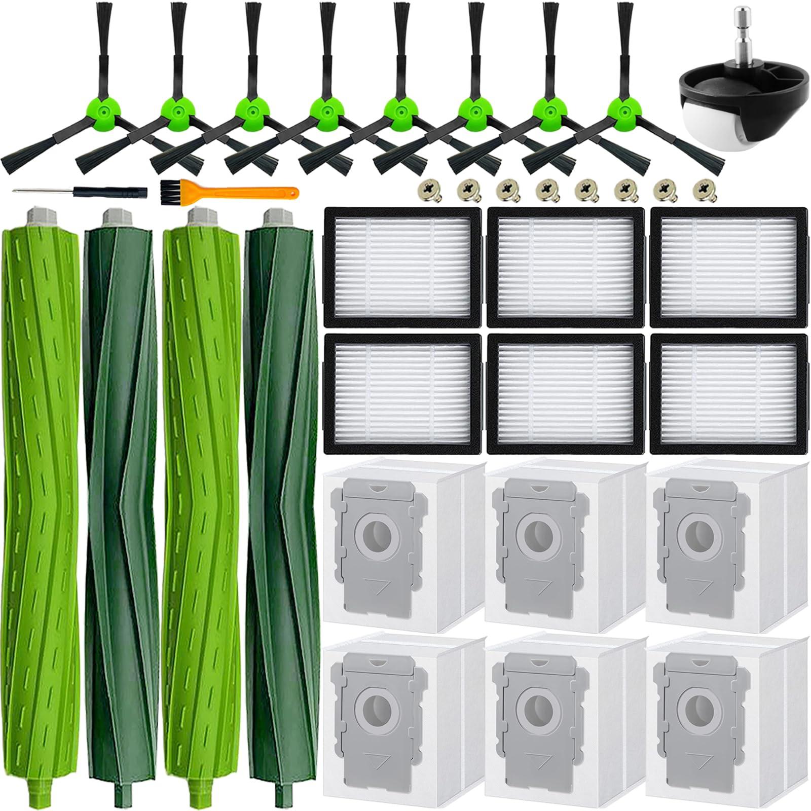 Complete Replacement Parts Accessories Set for iRobot Roomba I3/I3+/I4/I6/I6+/I7/I7+/I8/I8+/E5/E6/E7/E & J Series Vacuum Cleaner