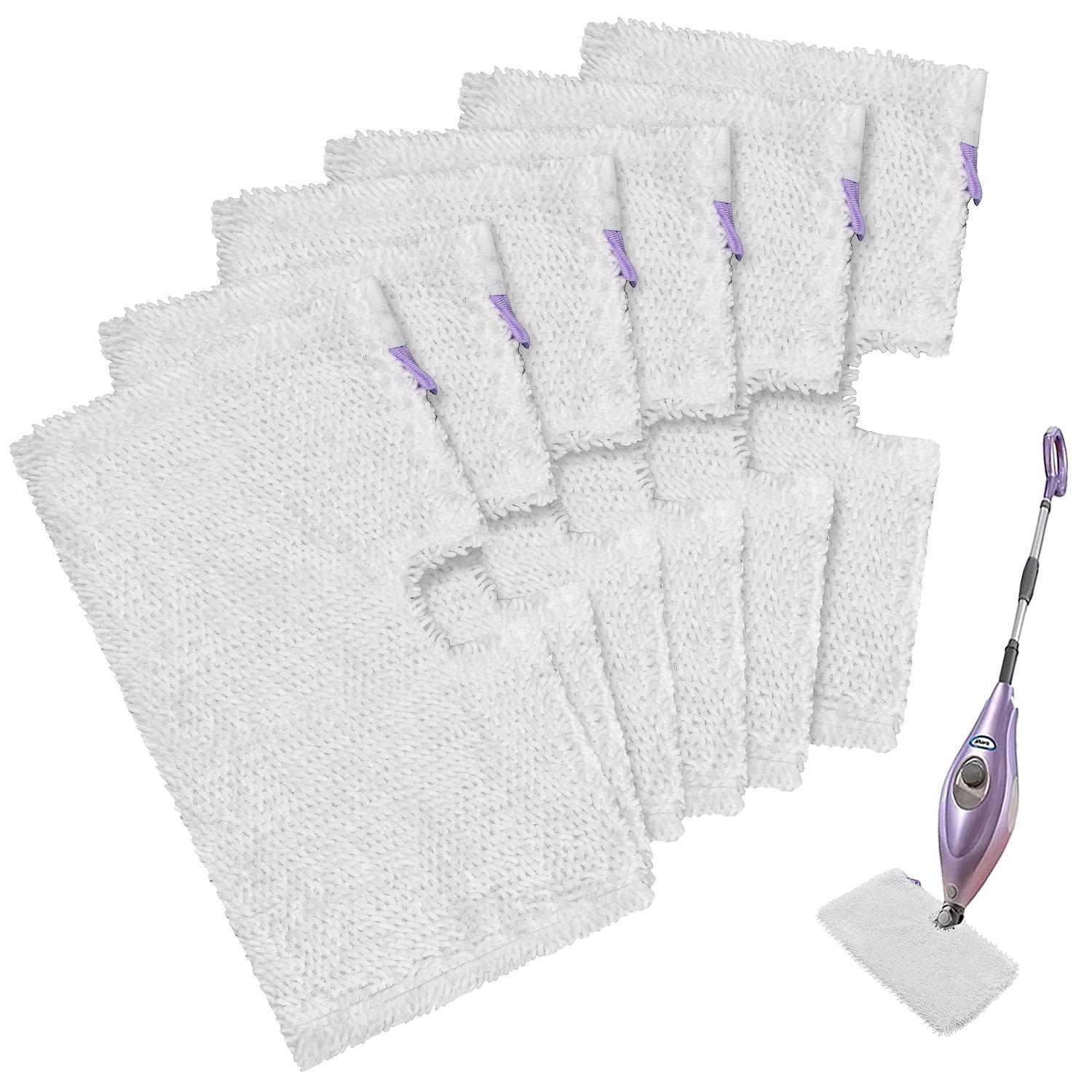 Microfiber Reusable Steam Mop Replacement Pads - Compatible with Shark S3500 Series & More, 6 Pack
