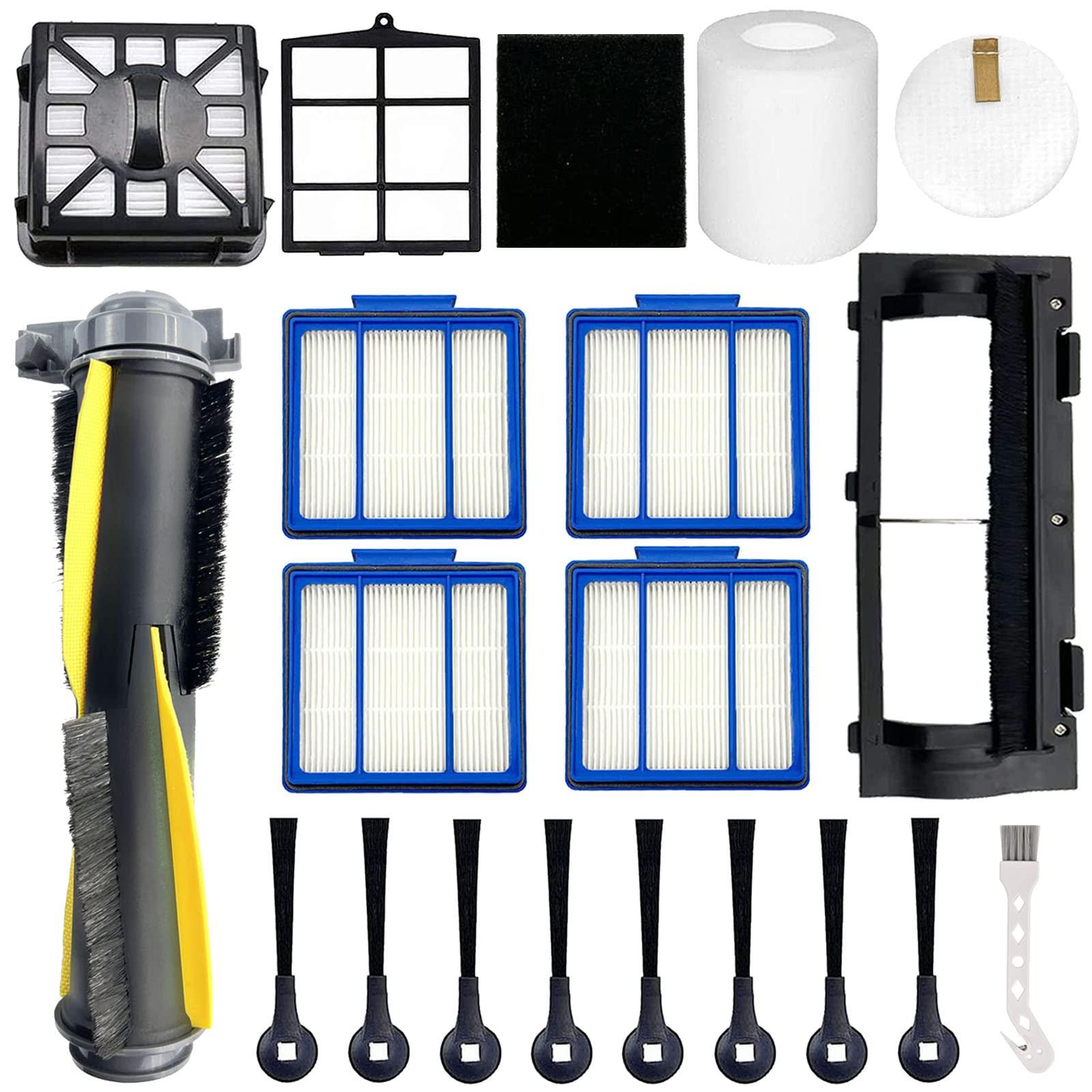 Replacement Parts Compatible with Shark IQ RV1001AE AV911S EZ Robot Vacuum - Main Brush, Roller Brush Cover, Filters, Side Brushes, Pre Filters, Foam & Felt Filter