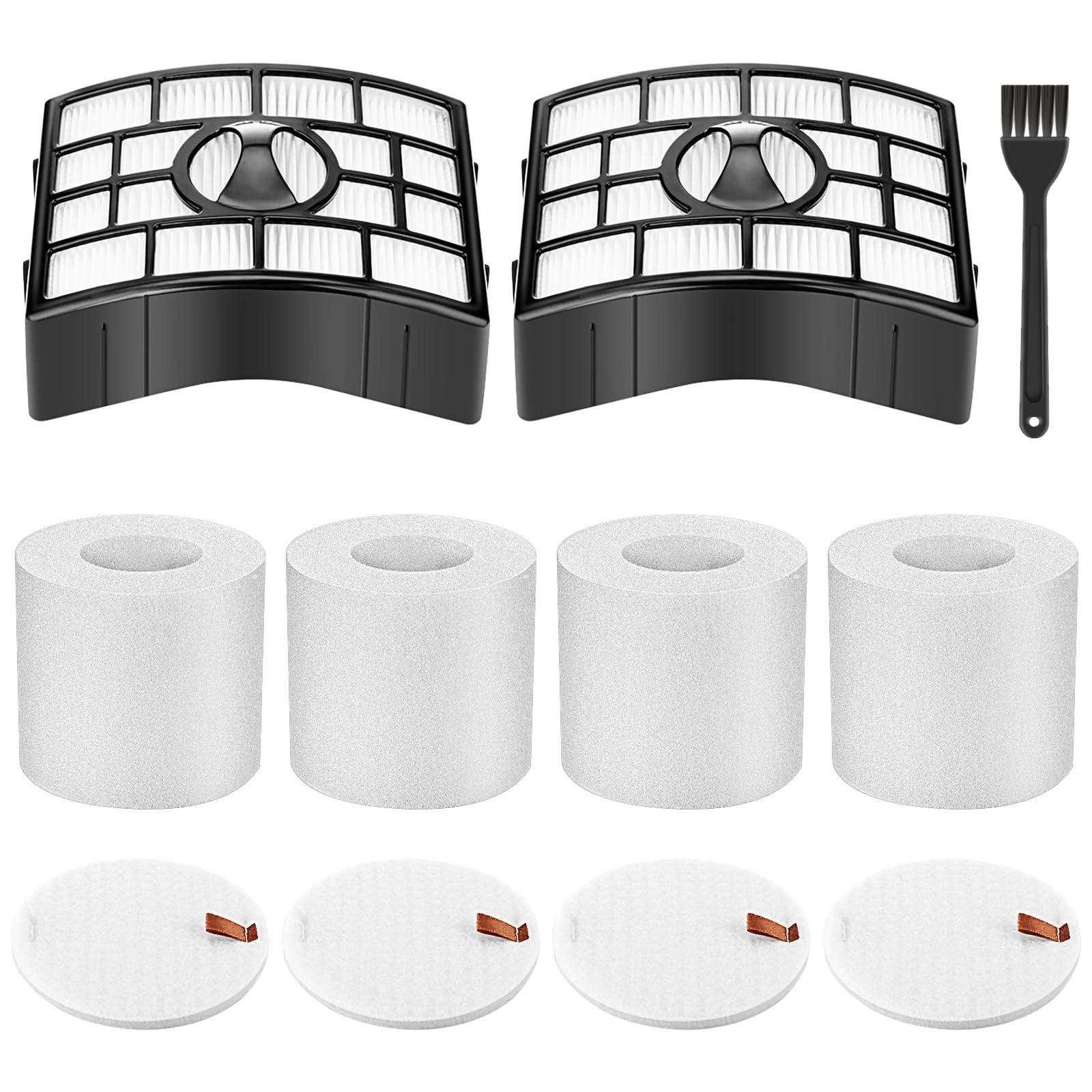 Replacement Filters for Shark Rotator Powered Lift-Away Vacuum NV752 AZ1002 - Compatible with NV650, NV650W, NV651, NV652, NV750W, NV751, NV752, NV831, NV835, AX950, AX951, AX952, Zu632, AZ1000W, AZ1002Brn - Includes HEPA, Felt, Foam Filters