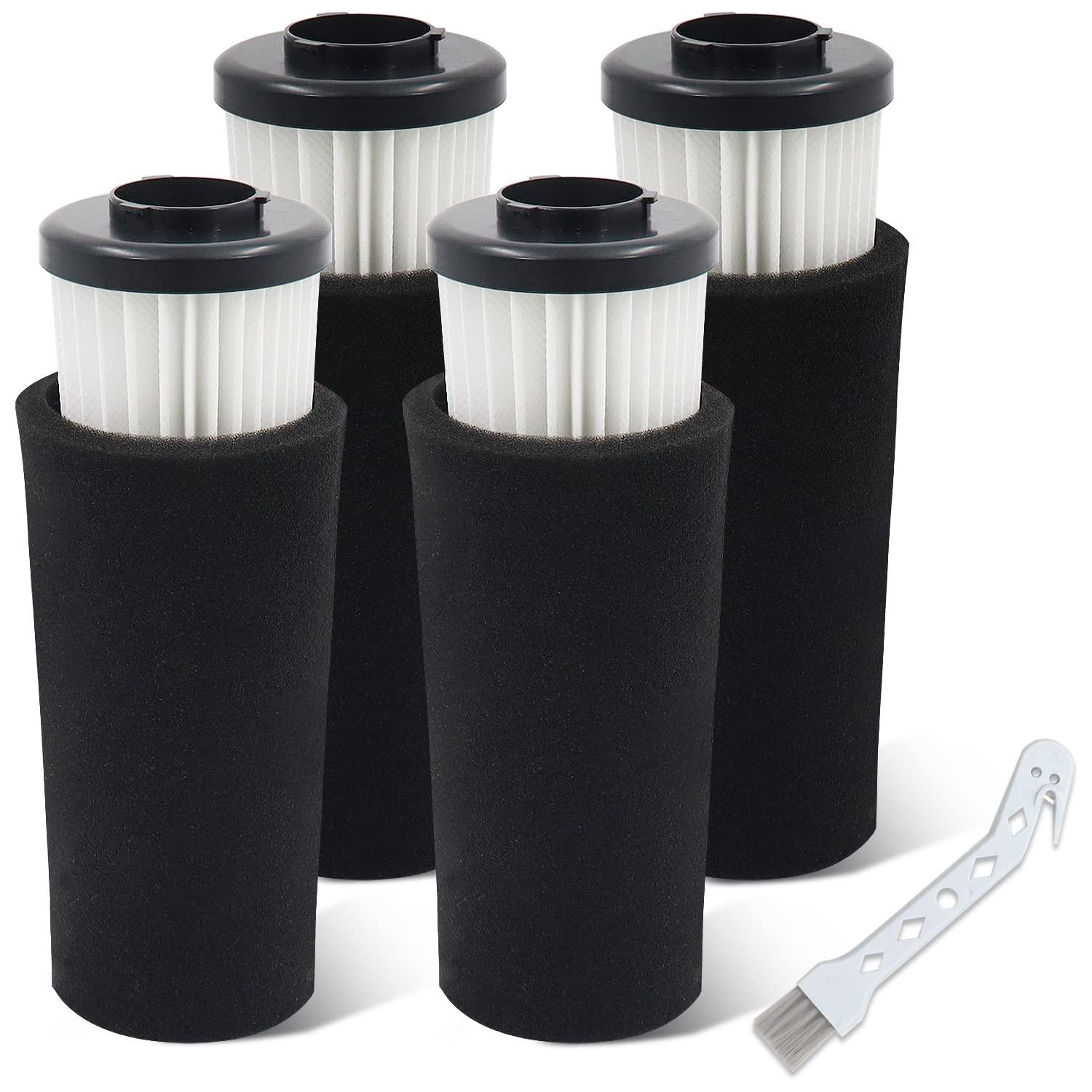 Odor Trapping F112 Filter Replacement 4 Pack for Dirt Devil Upright Vacuum Cleaner, Compatible with Endura Series, Replaces Part AD47936