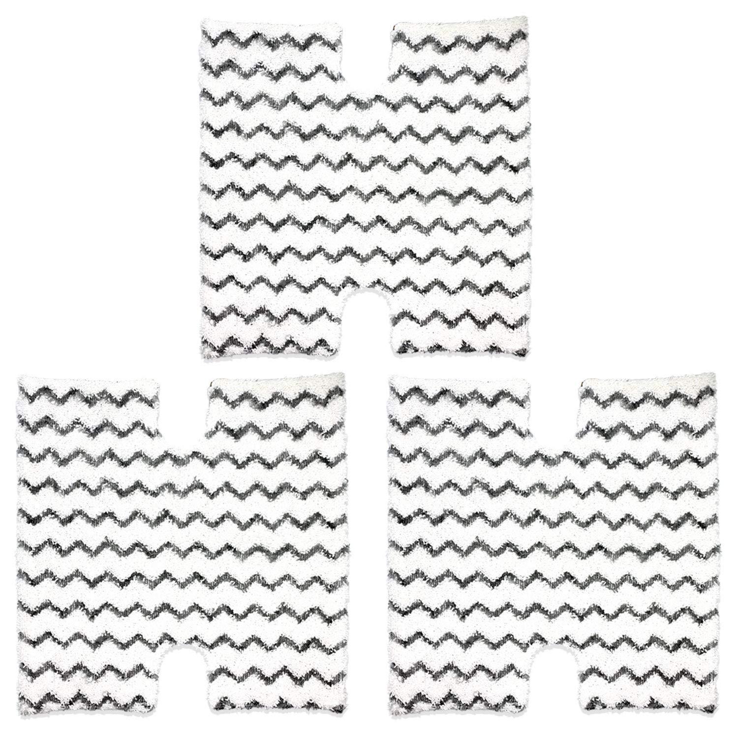 Extolife 3 Pack Shark Lift-Away Pro & Genius Steam Mop Replacement Pads - Compatible with S3973 S3973D S3973Wm S5001 S5002Q S5003A S5003D S5004 S5004W S6001W S6002 S6002C S6003D S6003W