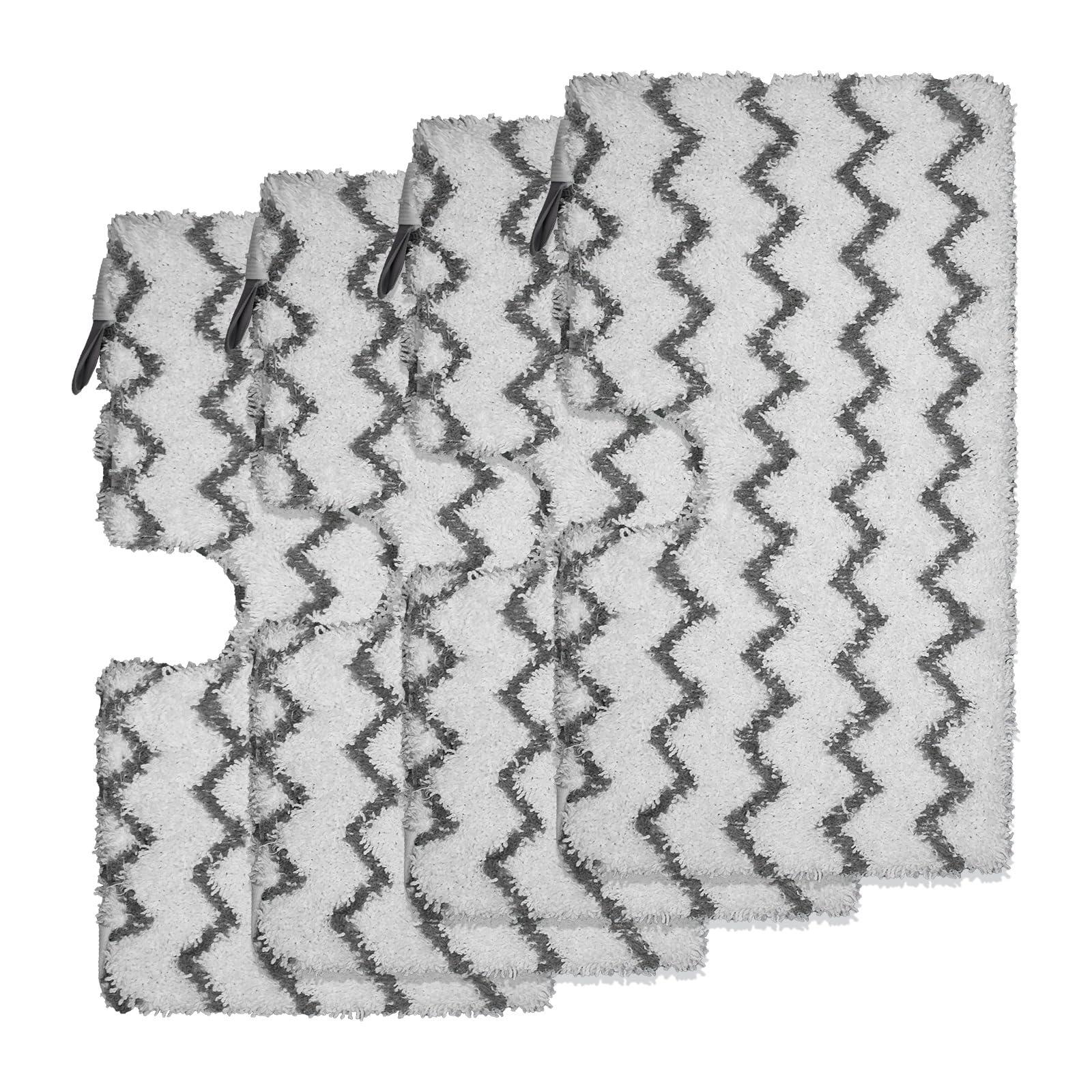 Replacement 4 Pcs Steam Scrub Mop Pads for Shark Steam Pocket Mop S3501 S3601 S2901 S2902 S3550 S3801 S3901 Se450 S3601D S3901D