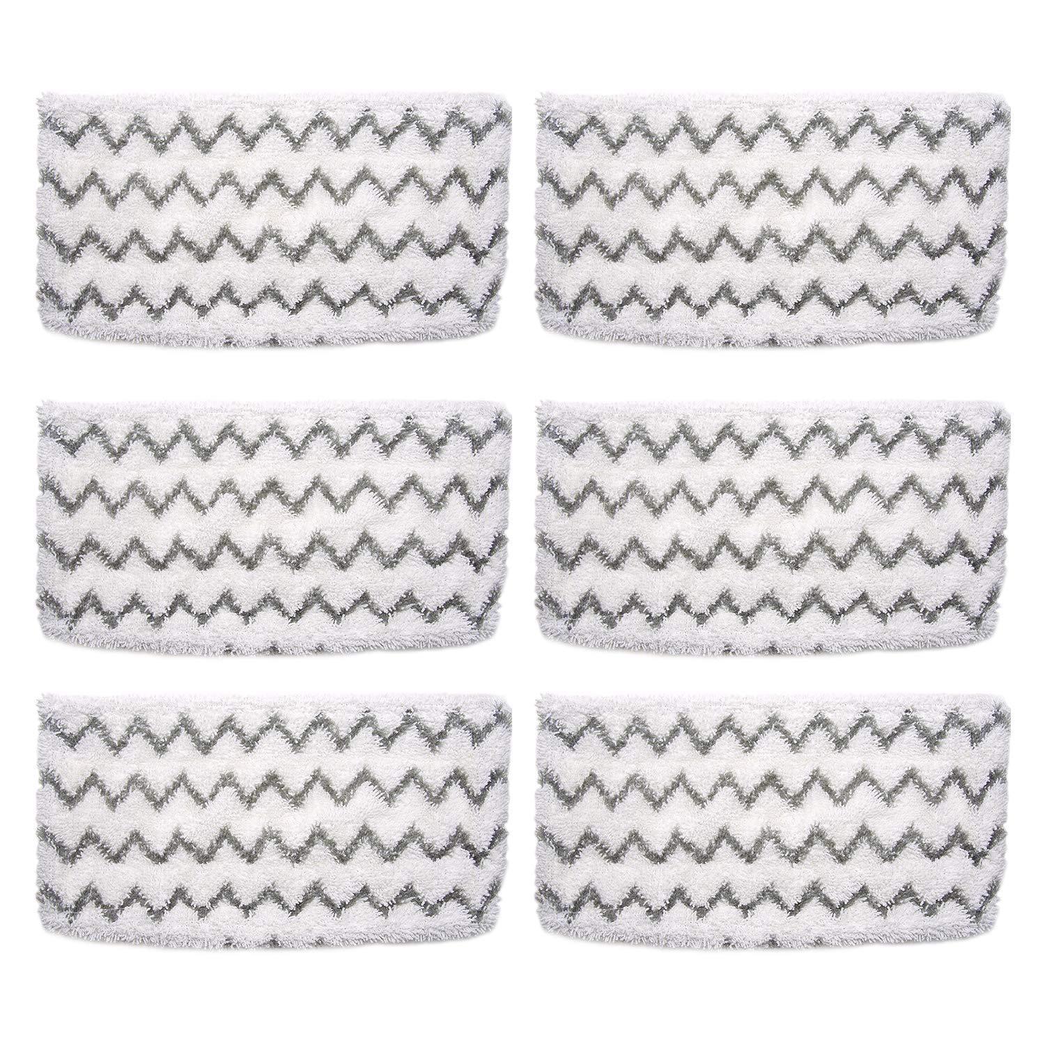 6-Pack Washable Microfiber Mop Pads for Shark Steam Mop S1000 S1000A S1000C