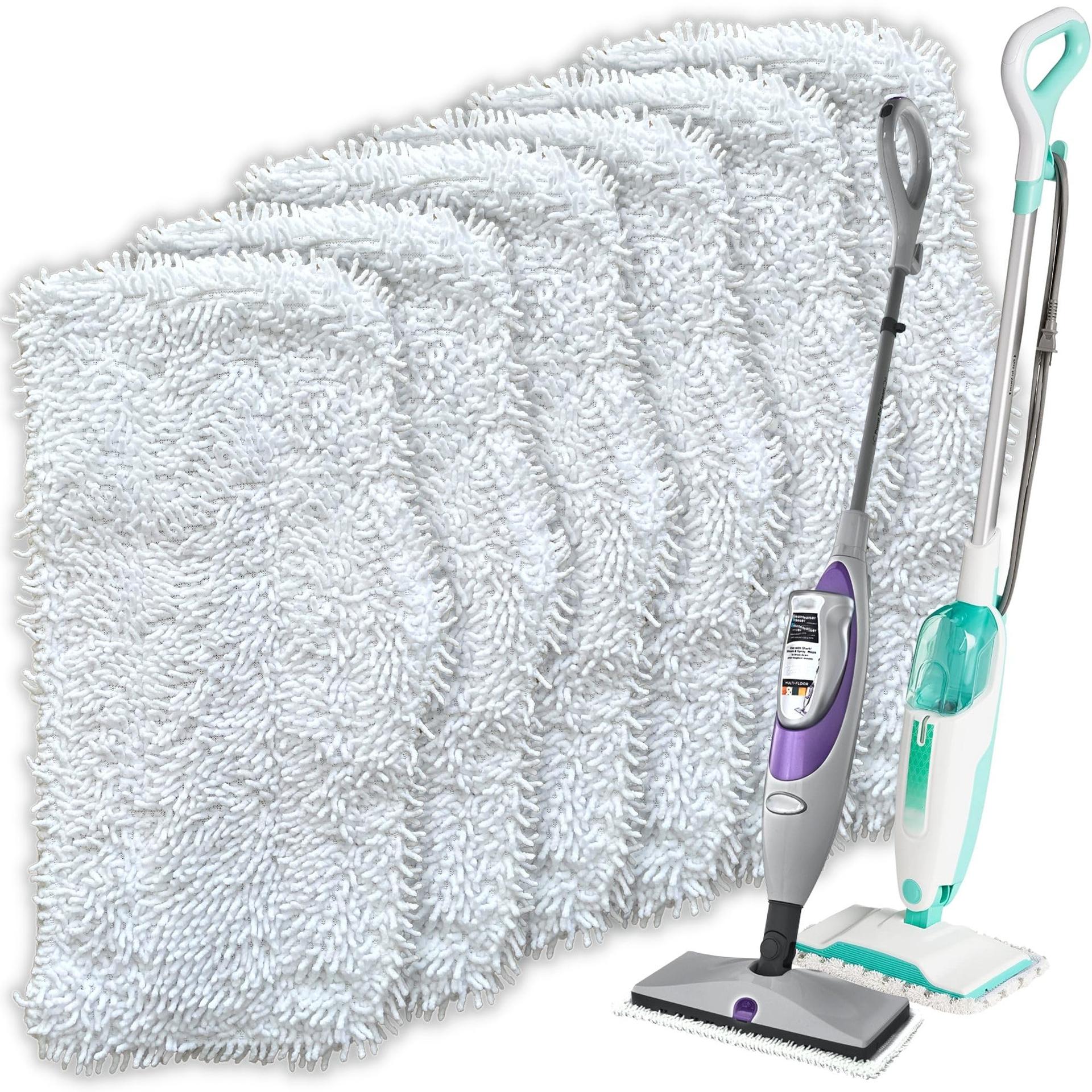 Flammi 6-Pack Microfiber Steam Mop Pads Compatible with Shark Sk410 Sk435Co S1000 S1000A Sk460 Sk140 Sk141 S3101 S3250 S3251