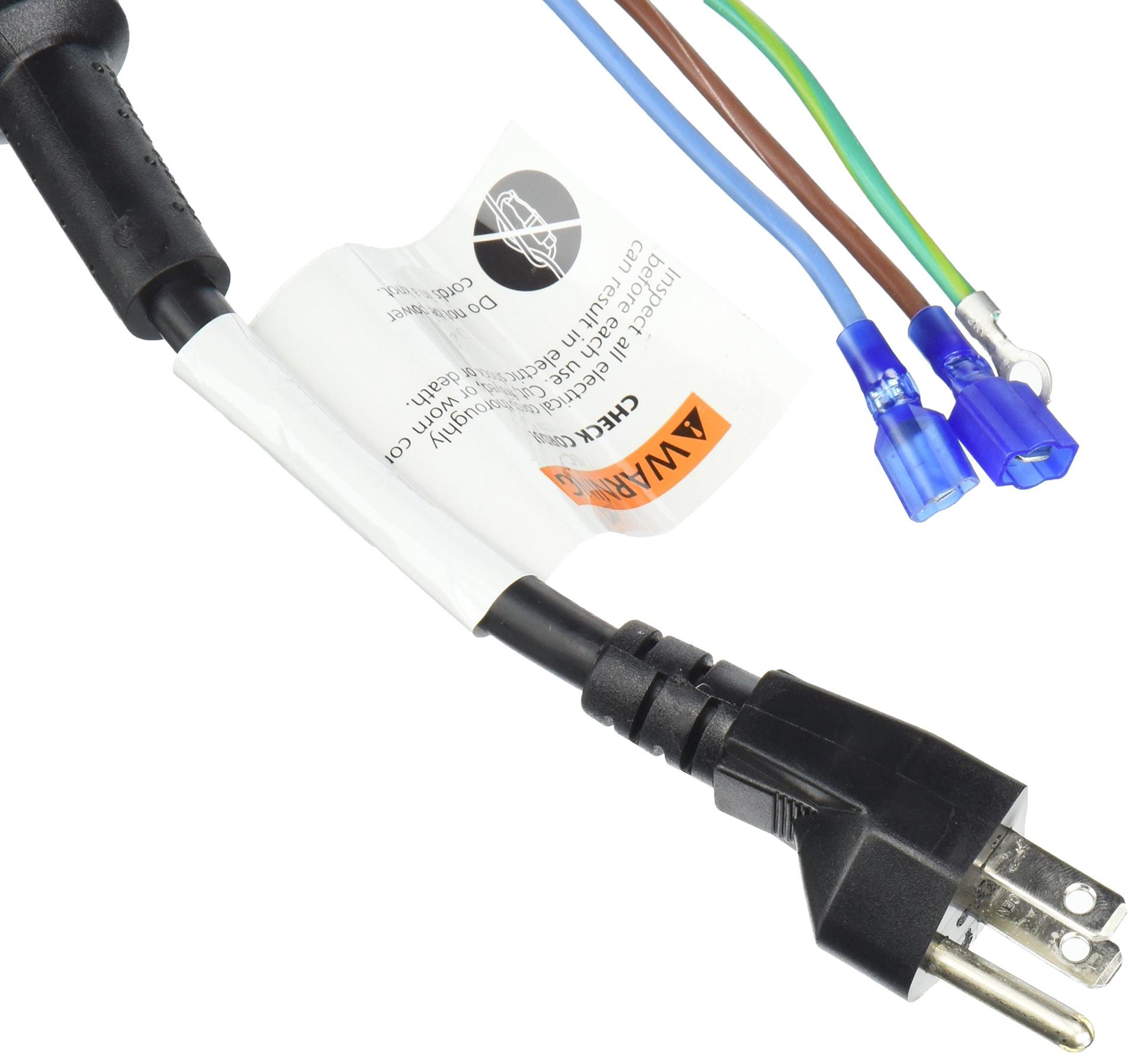 Proteam 100641 Black Pigtail Cord Compatible with Supercoach, Coachvac, Megavac, Aviation Vac